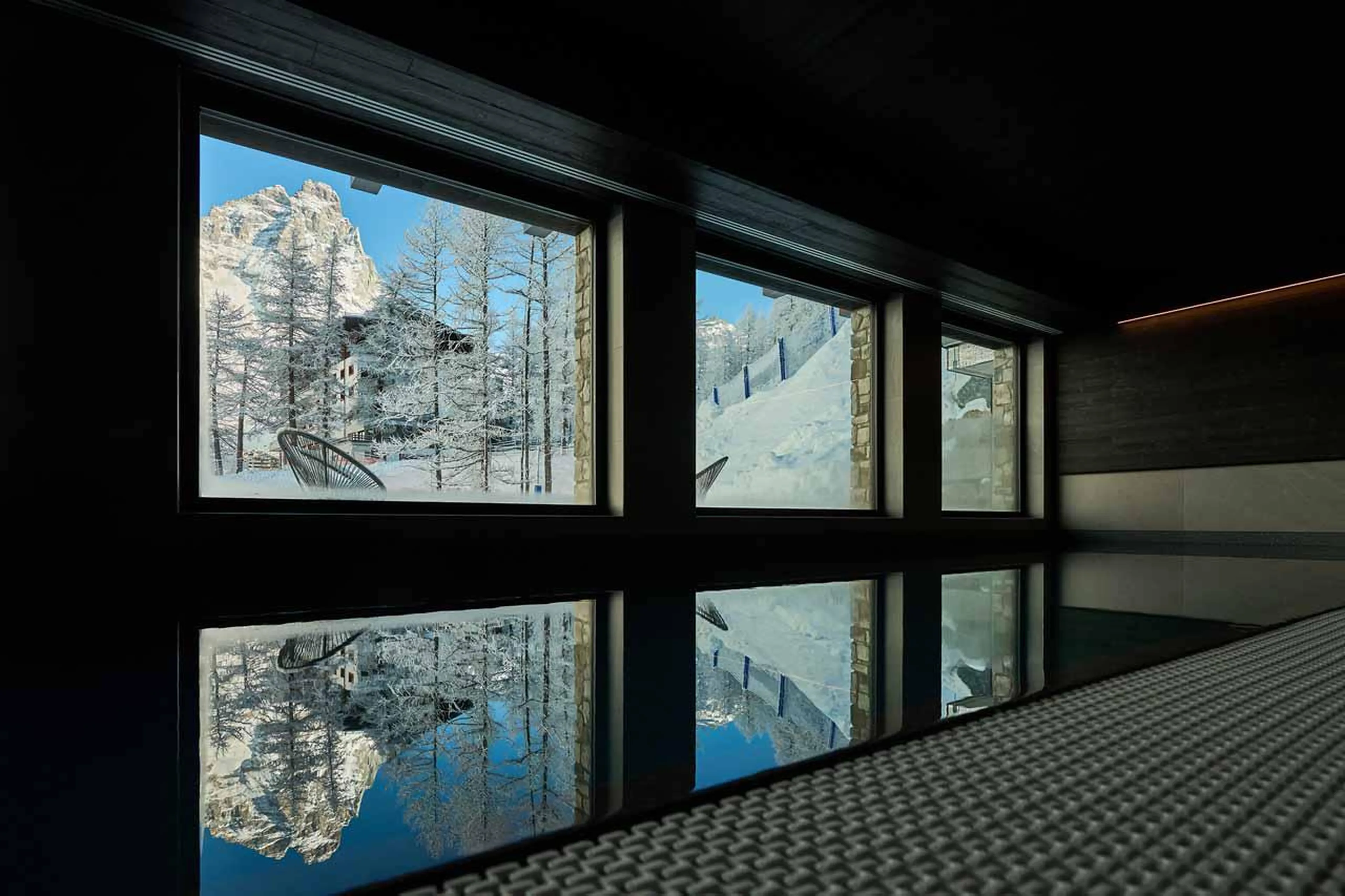 Pool at Chalet Il Gufo in Cervinia