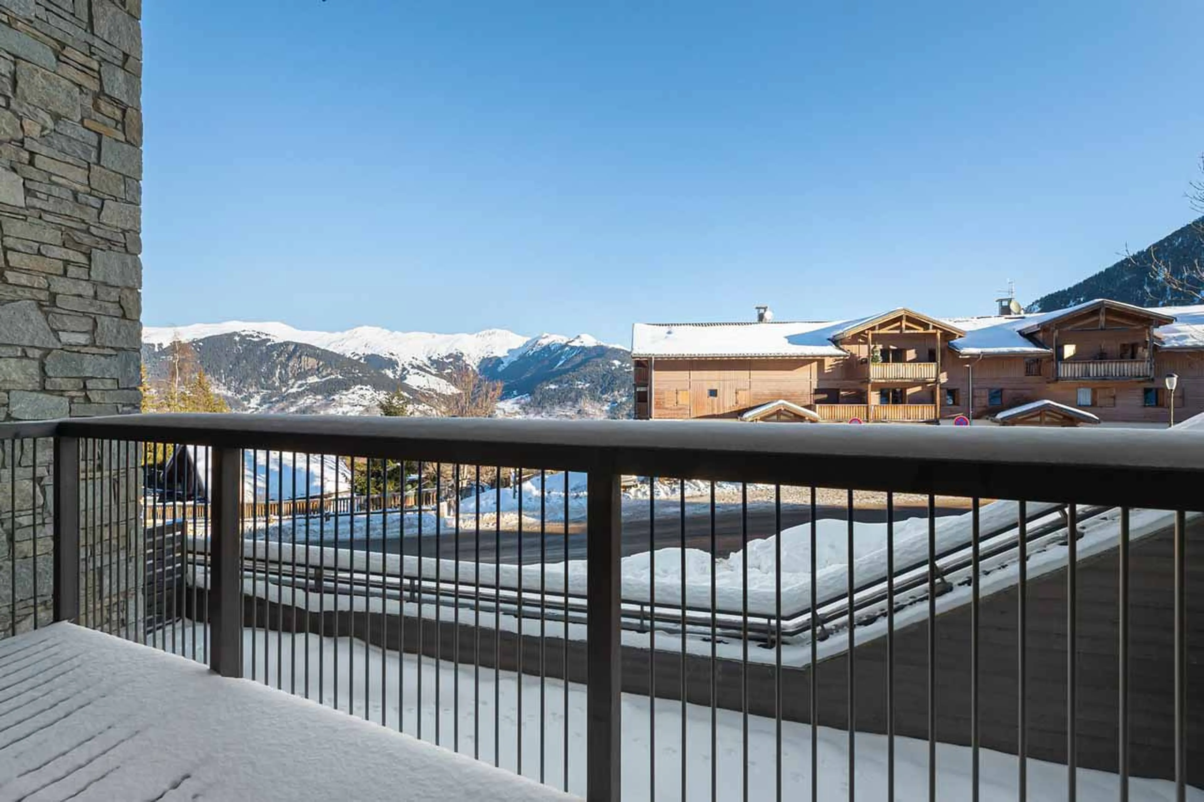 Balcony at Chalet Illi in Courchevel 1550
