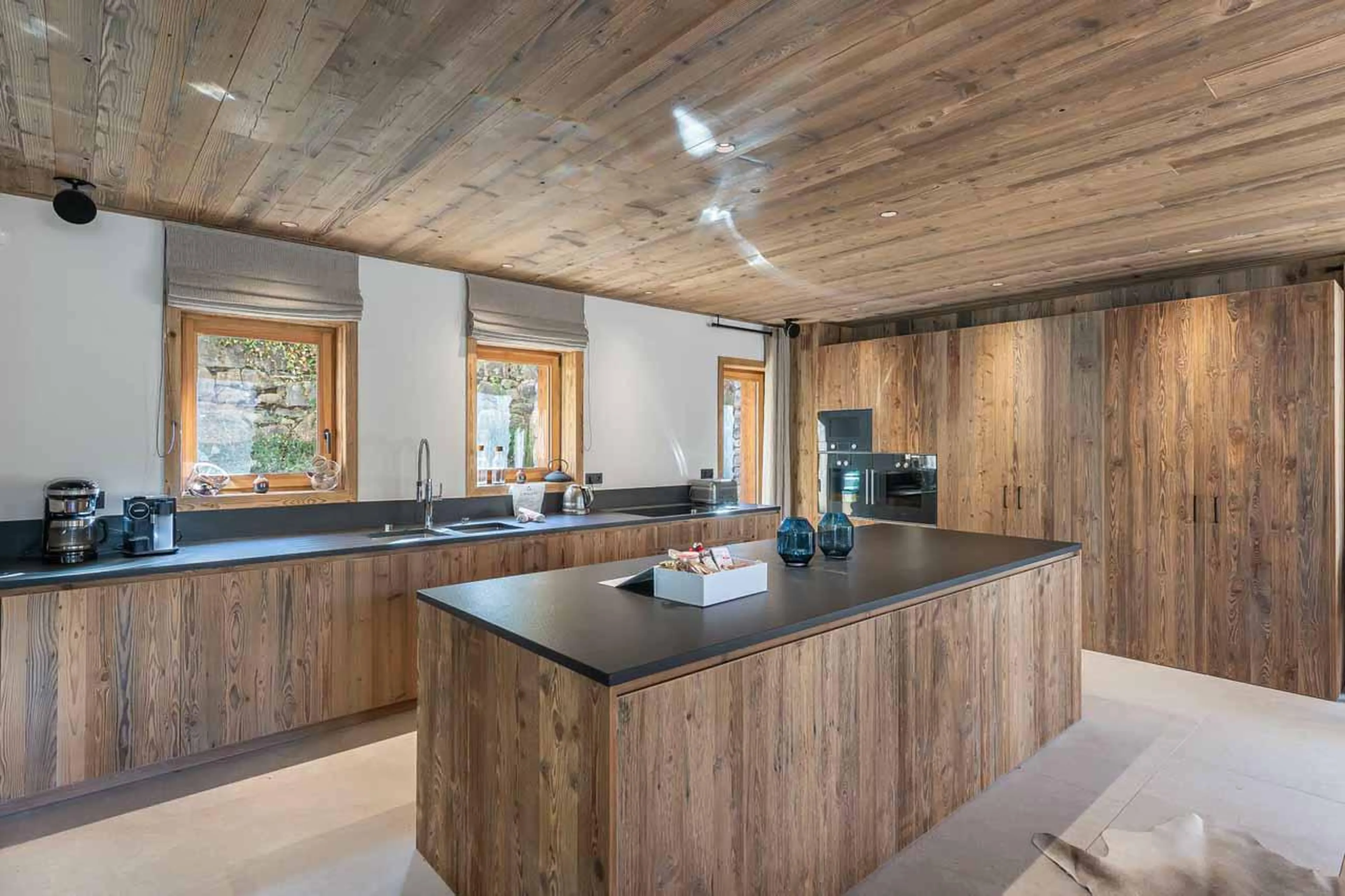 Kitchen at Chalet Imladris in St Martin de Belleville