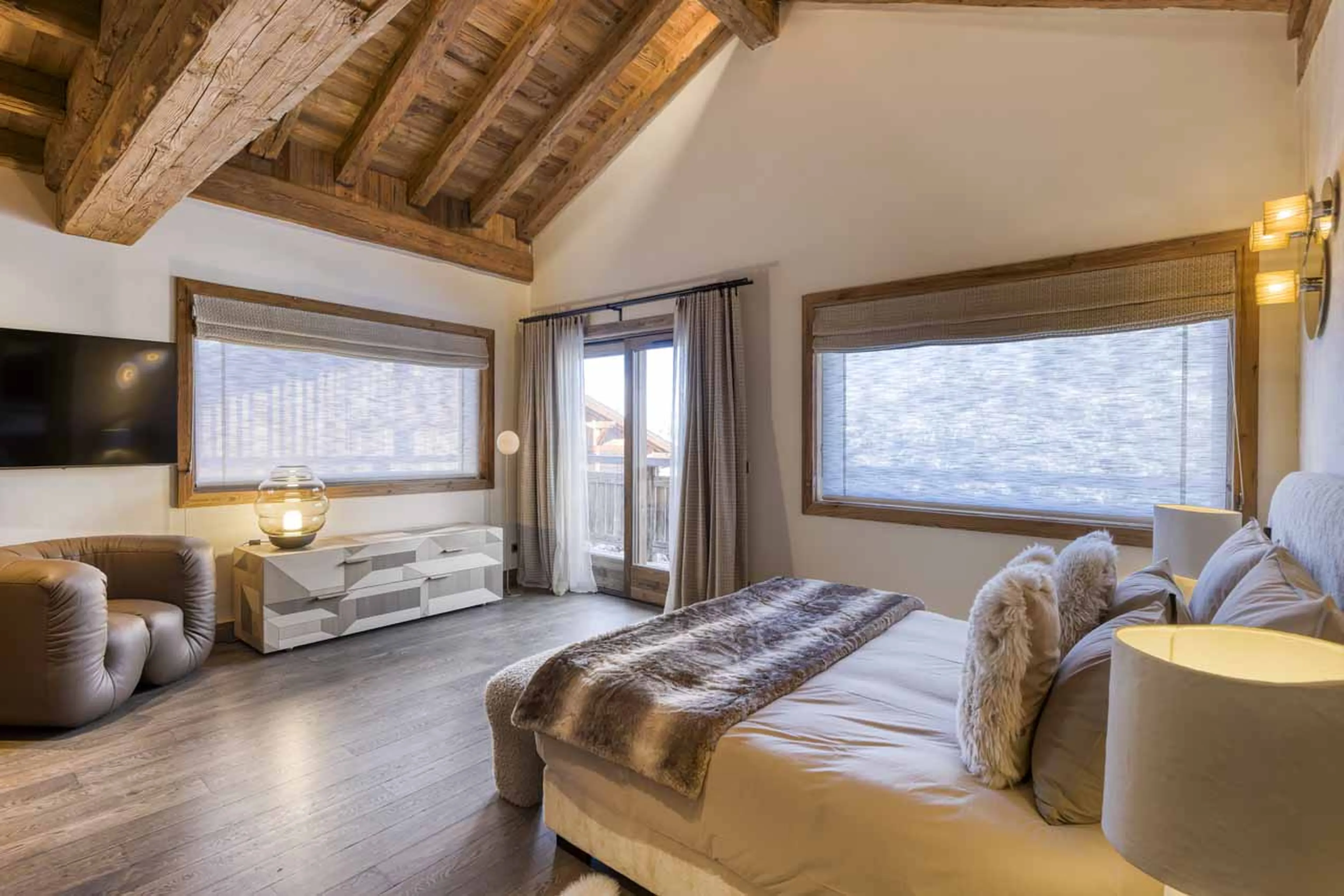 Bedroom 1 at Chalet Impala in Megeve