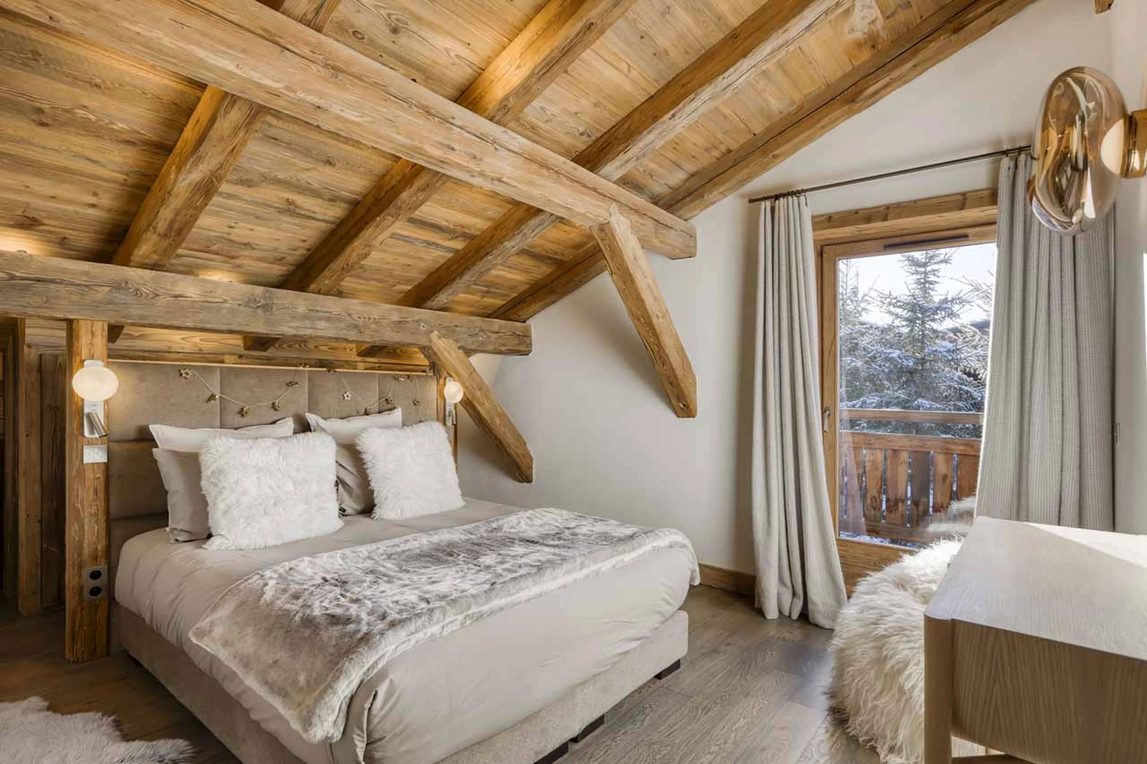 Bedroom 2 at Chalet Impala in Megeve