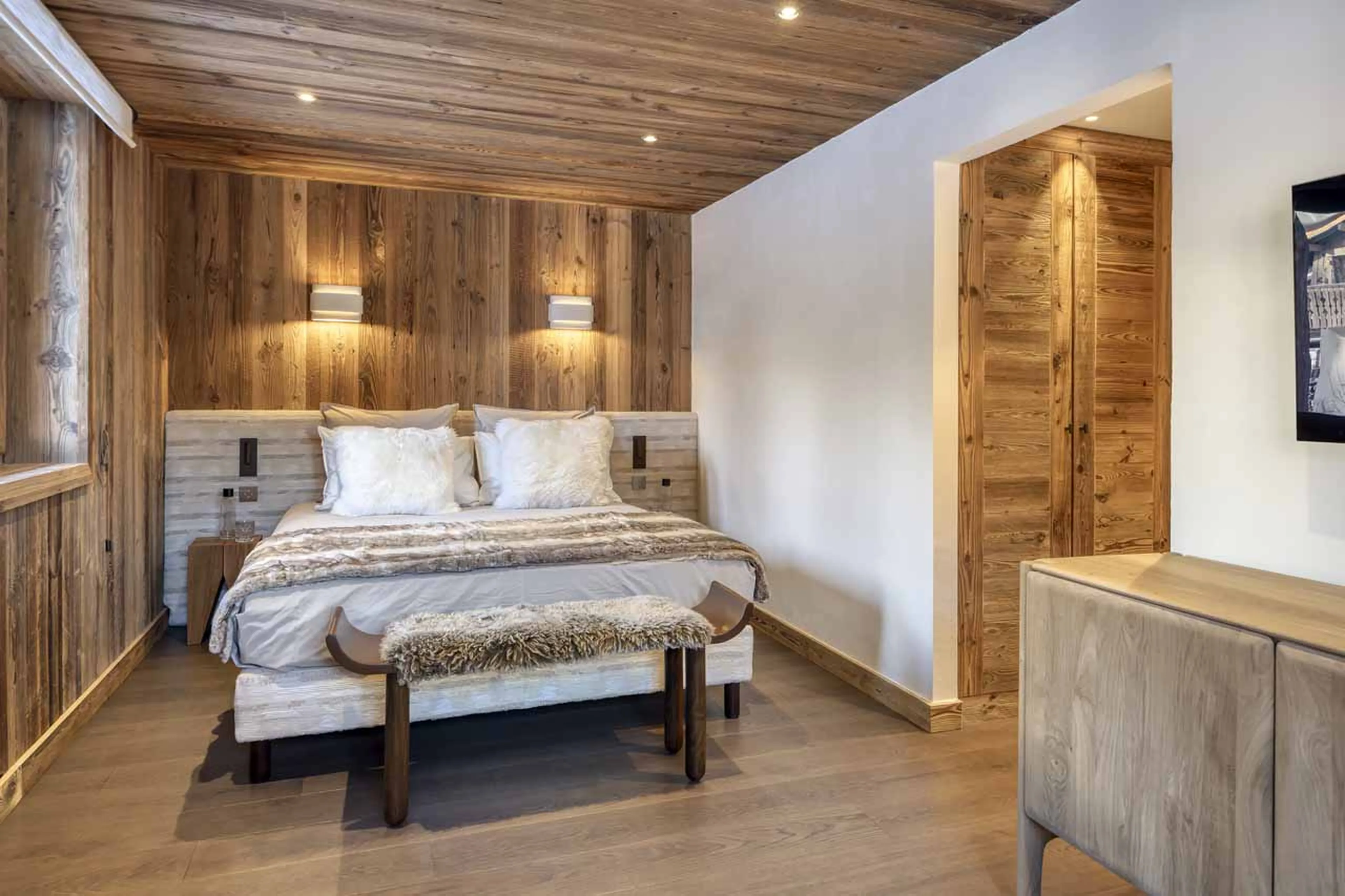 Bedroom 4 at Chalet Impala in Megeve