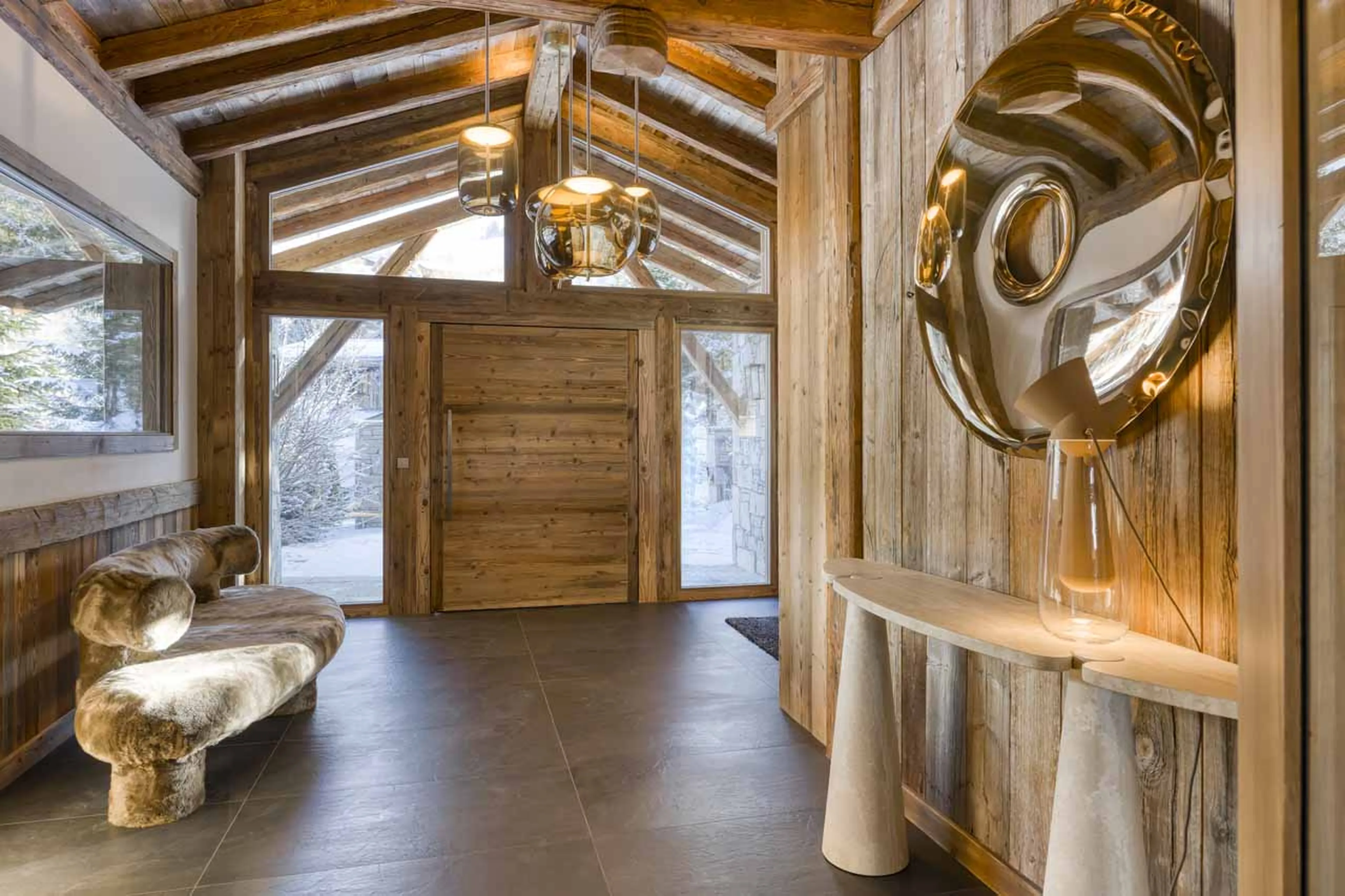 Entrance at Chalet Impala in Megeve