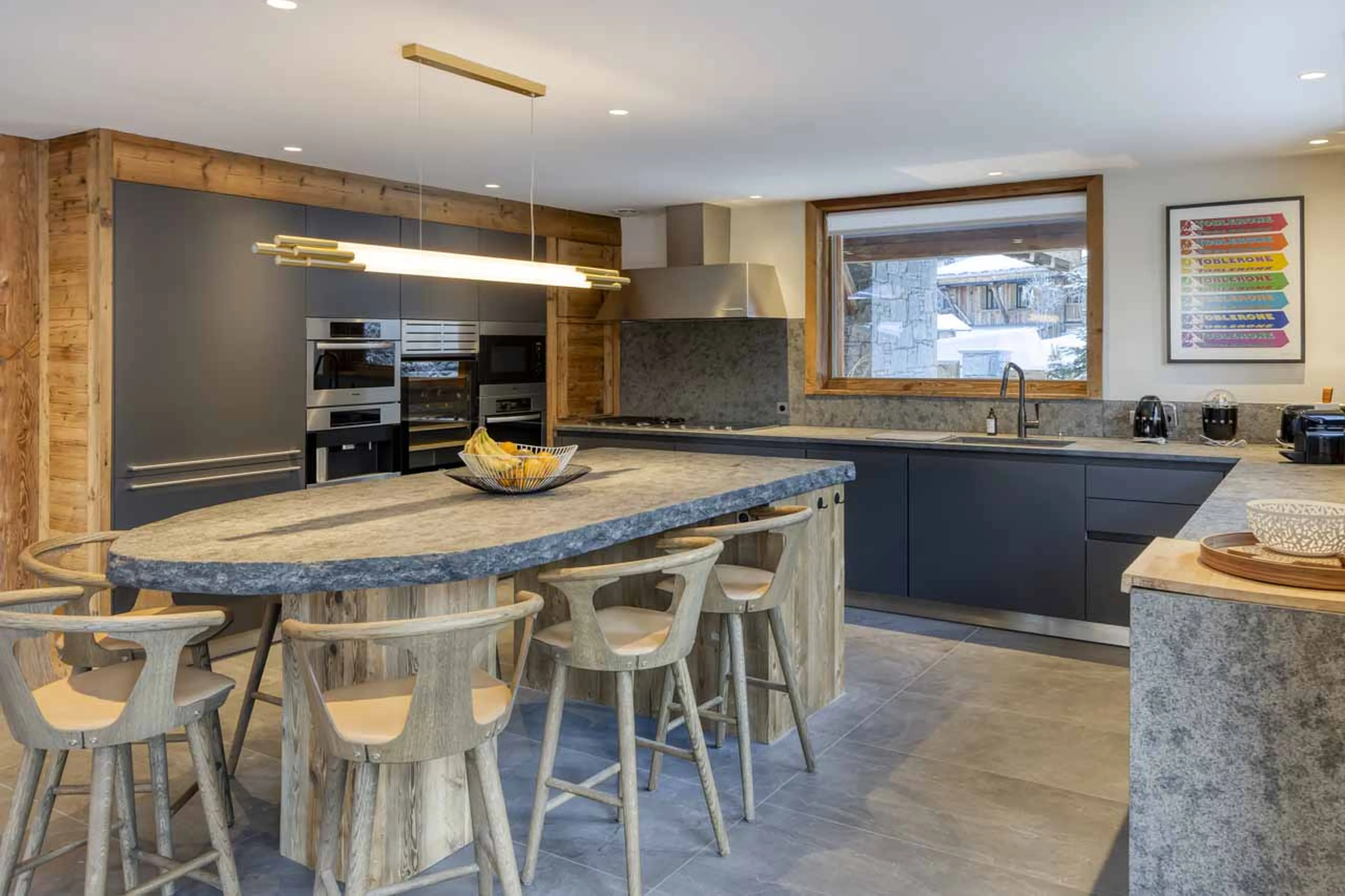 Kitchen at Chalet Impala in Megeve