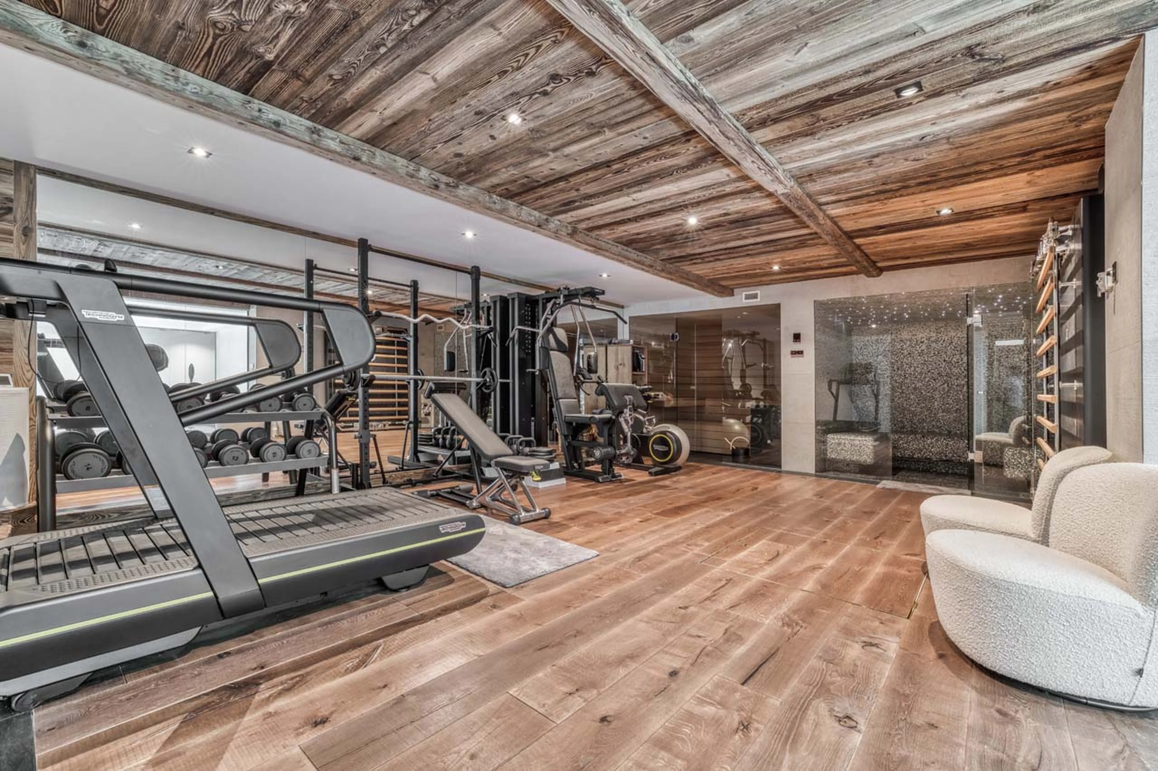 Gym in Chalet Indigo, Chamonix
