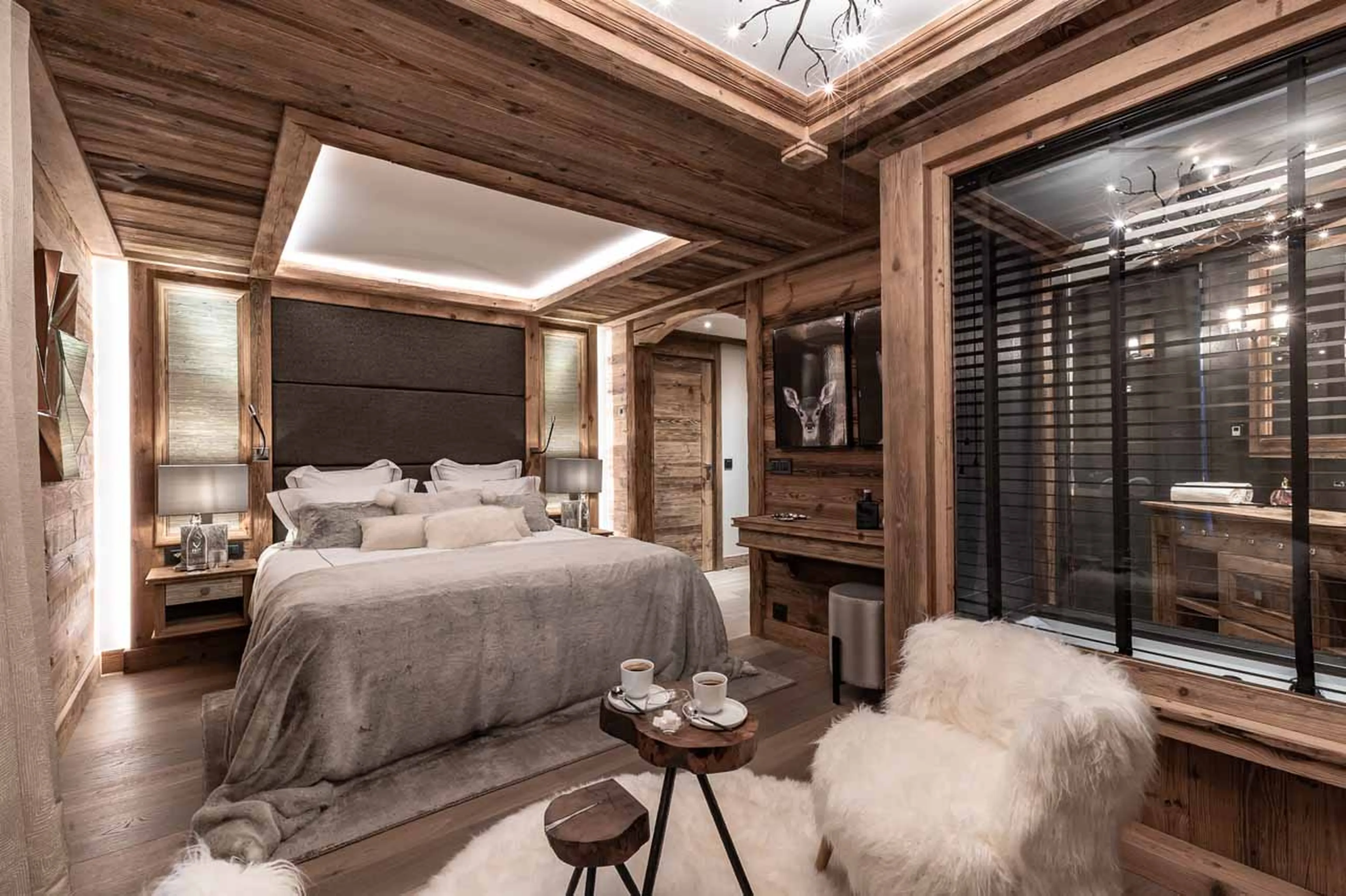 Bedroom four at Chalet Infinity in Chamonix