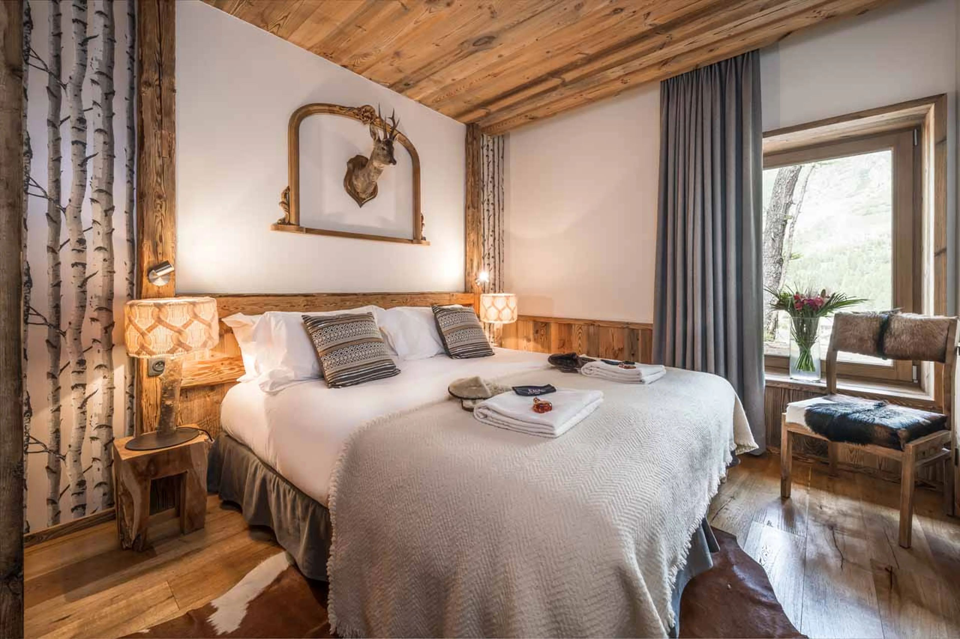 Bedroom six at Chalet Inoko in Val d'Isere