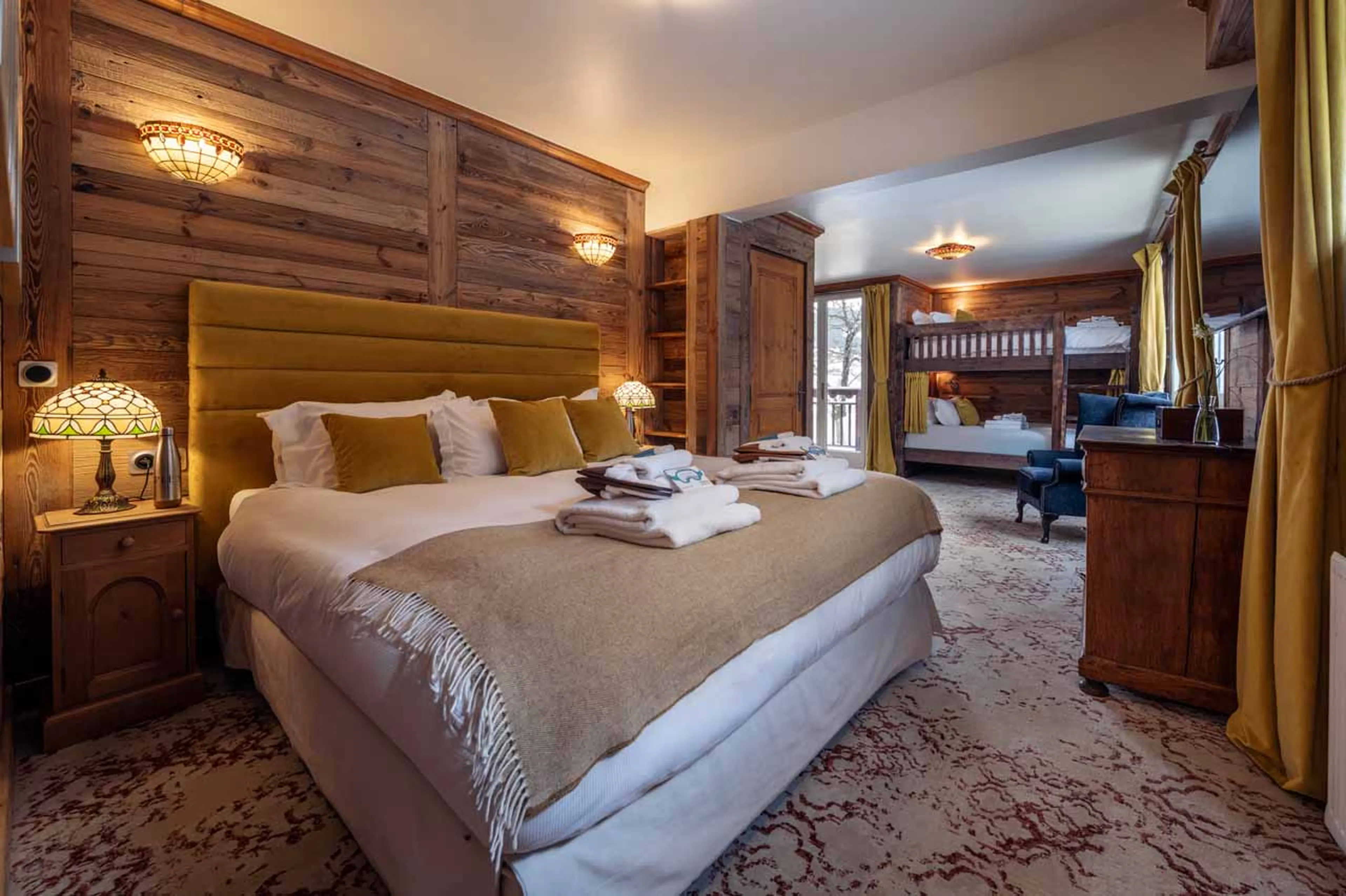 Bedroom 3 at Chalet Iona in Meribel