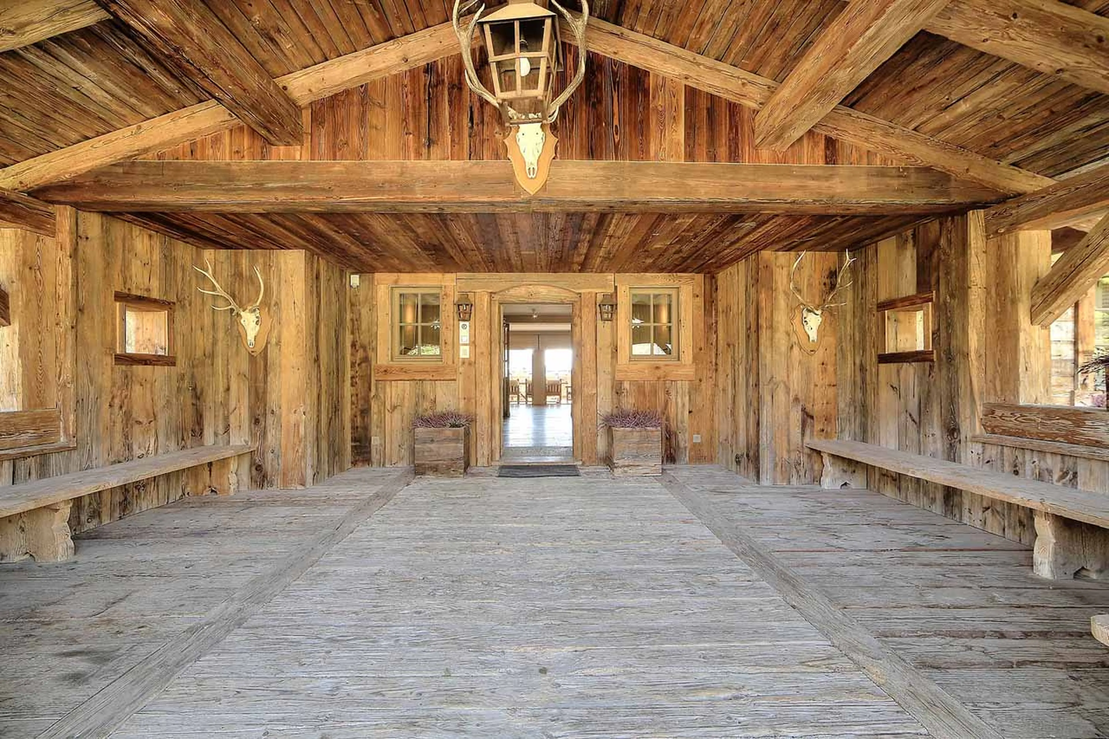 Entrance to Chalet Izoard in Megeve