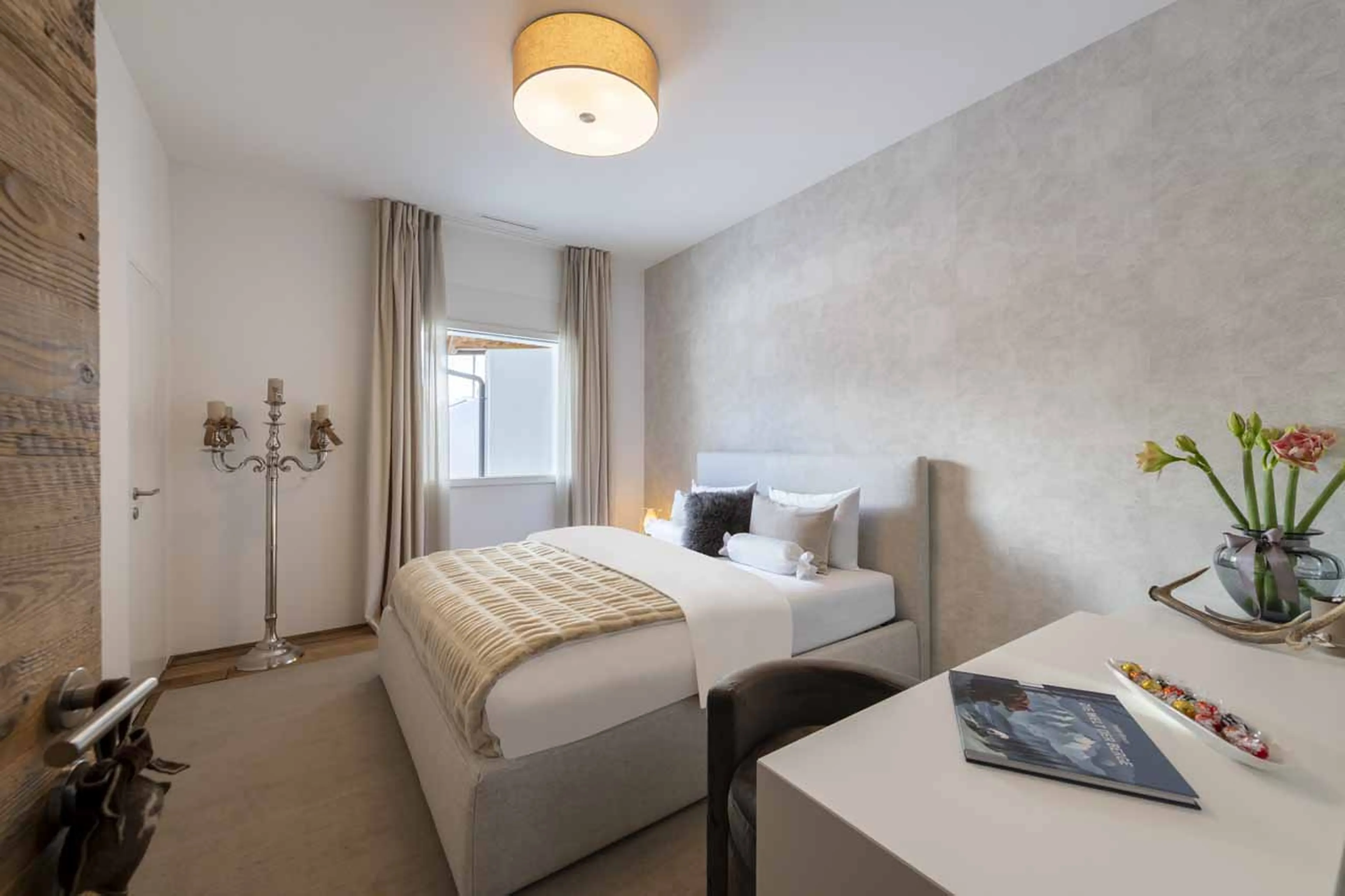 Bedroom three at Chalet Jakobshorn in Davos