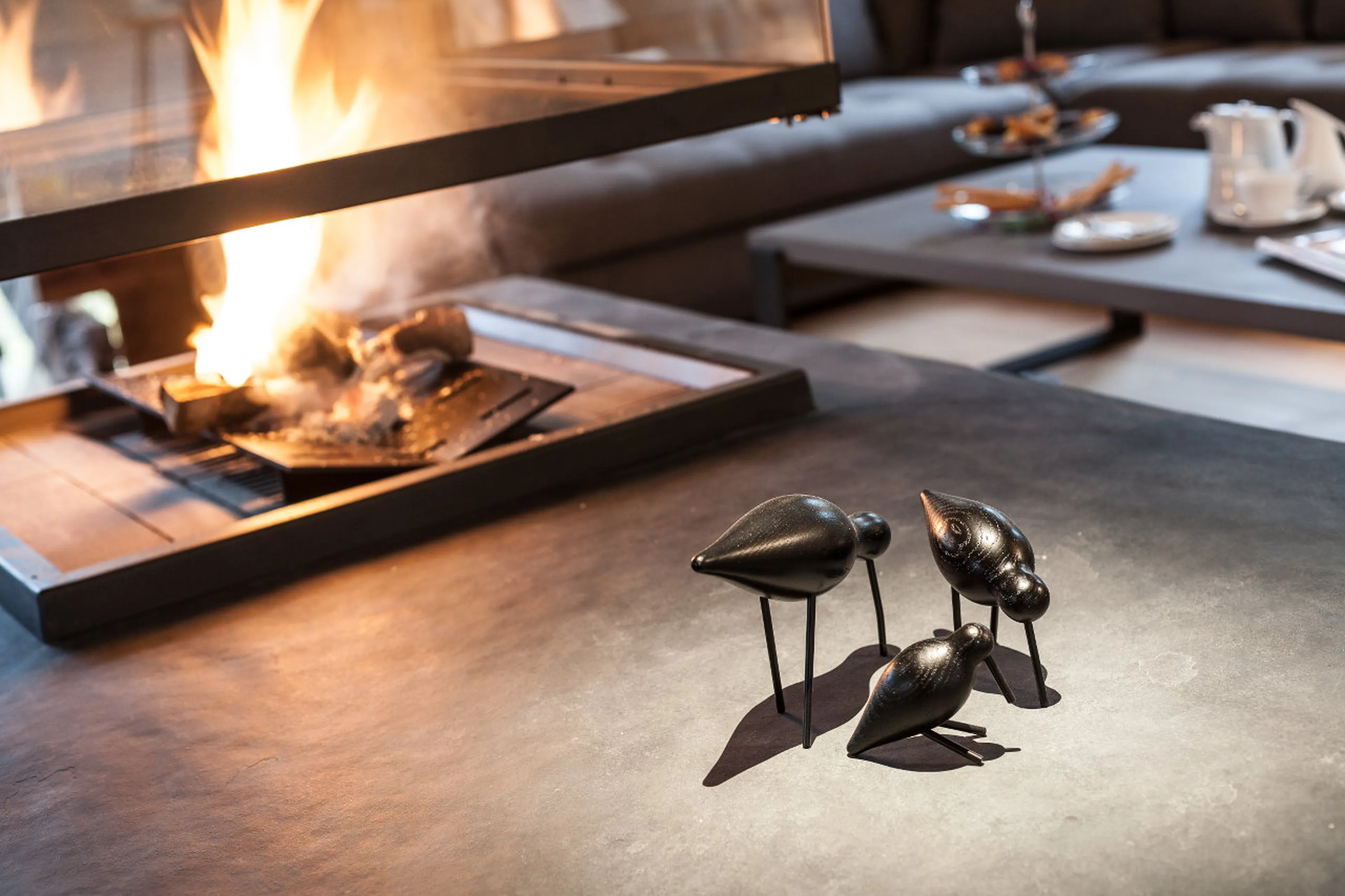 Detail in living room at Chalet Joux Plane in Morzine