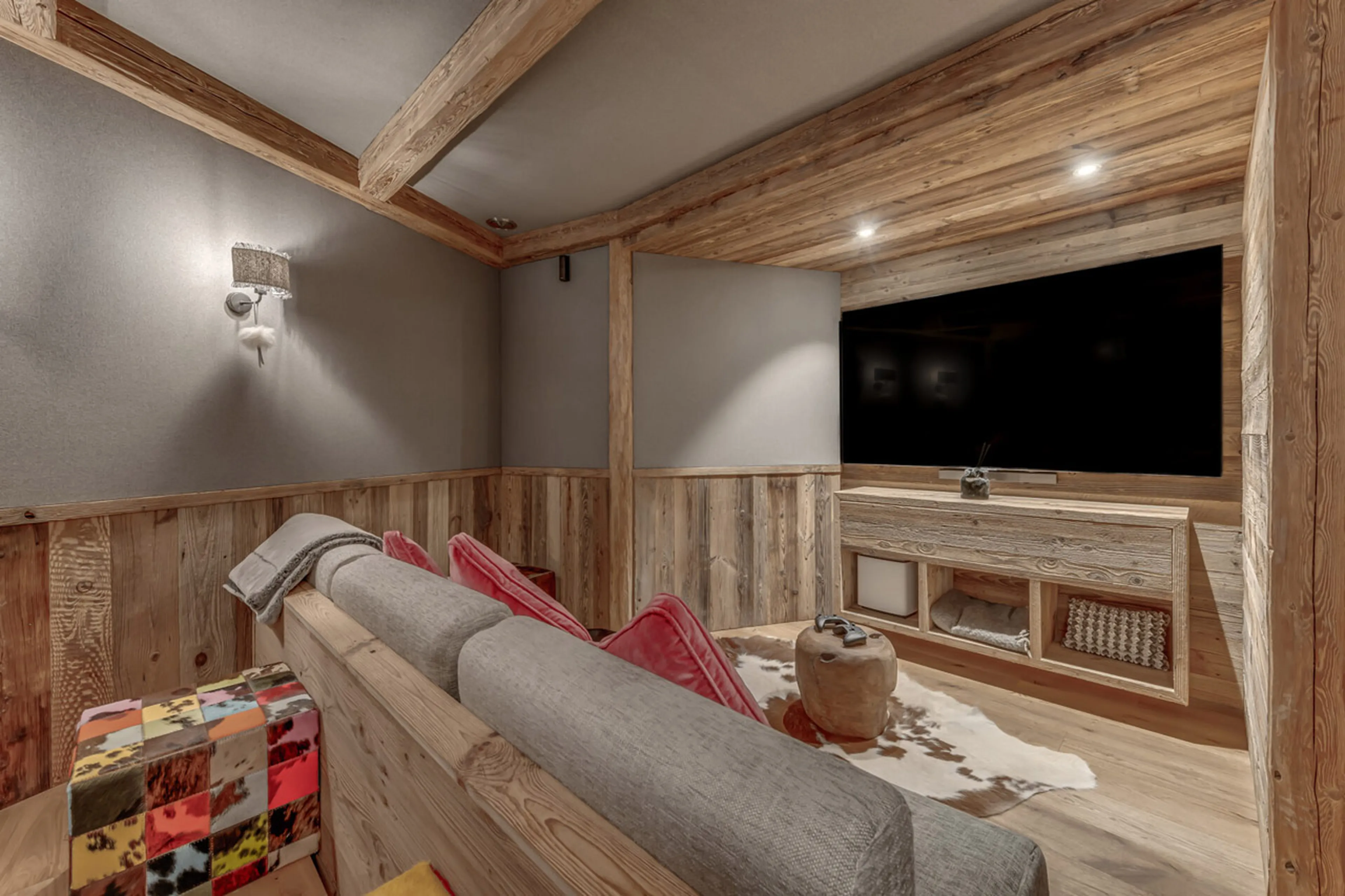 Cinema room at Chalet Juno in Val d'Isere