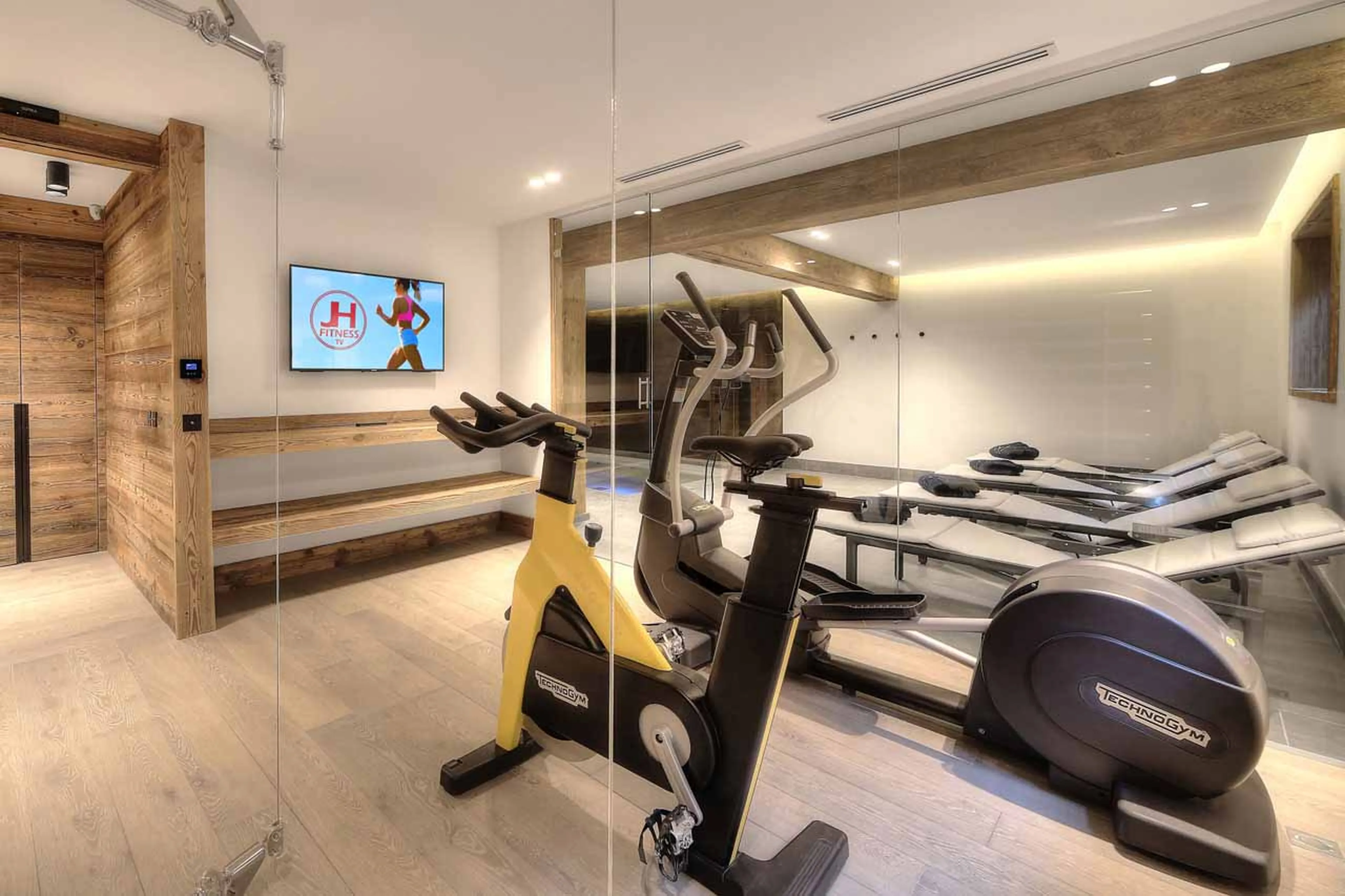 Gym at Chalet Kantaa in Megeve
