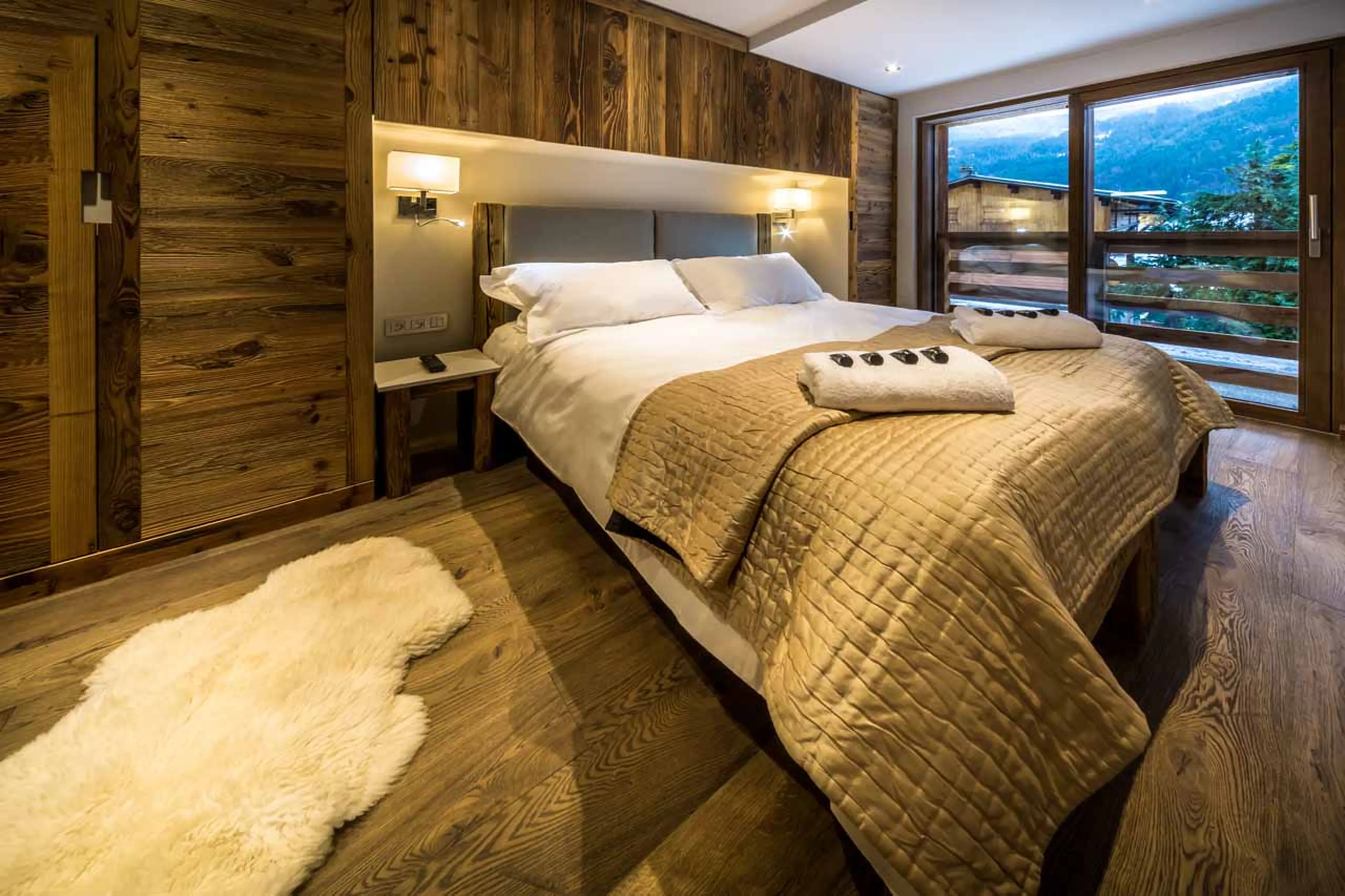 Bedroom 2 at Chalet Kapa in Morzine