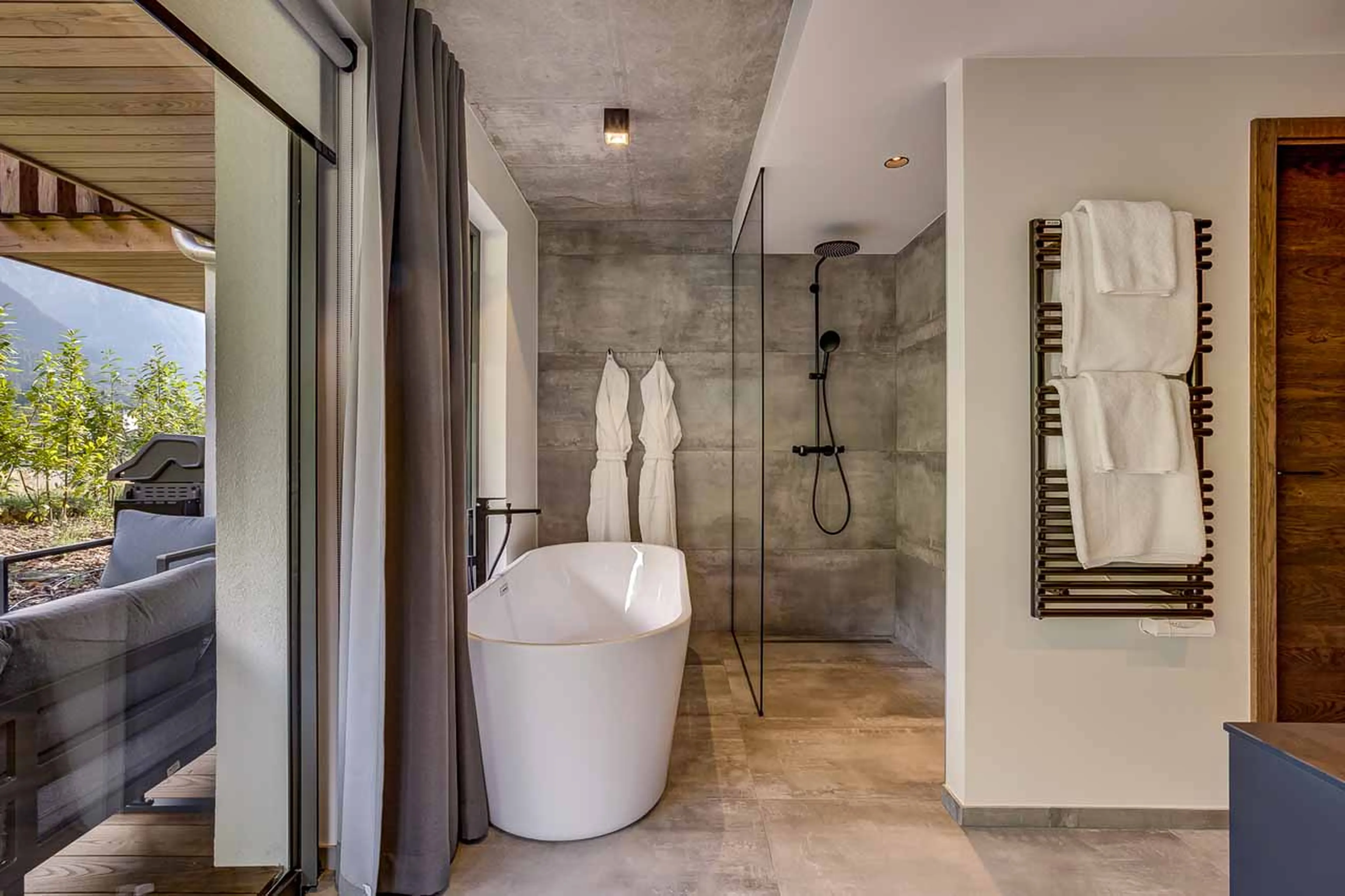 Bathroom one at Chalet Kea in Chamonix