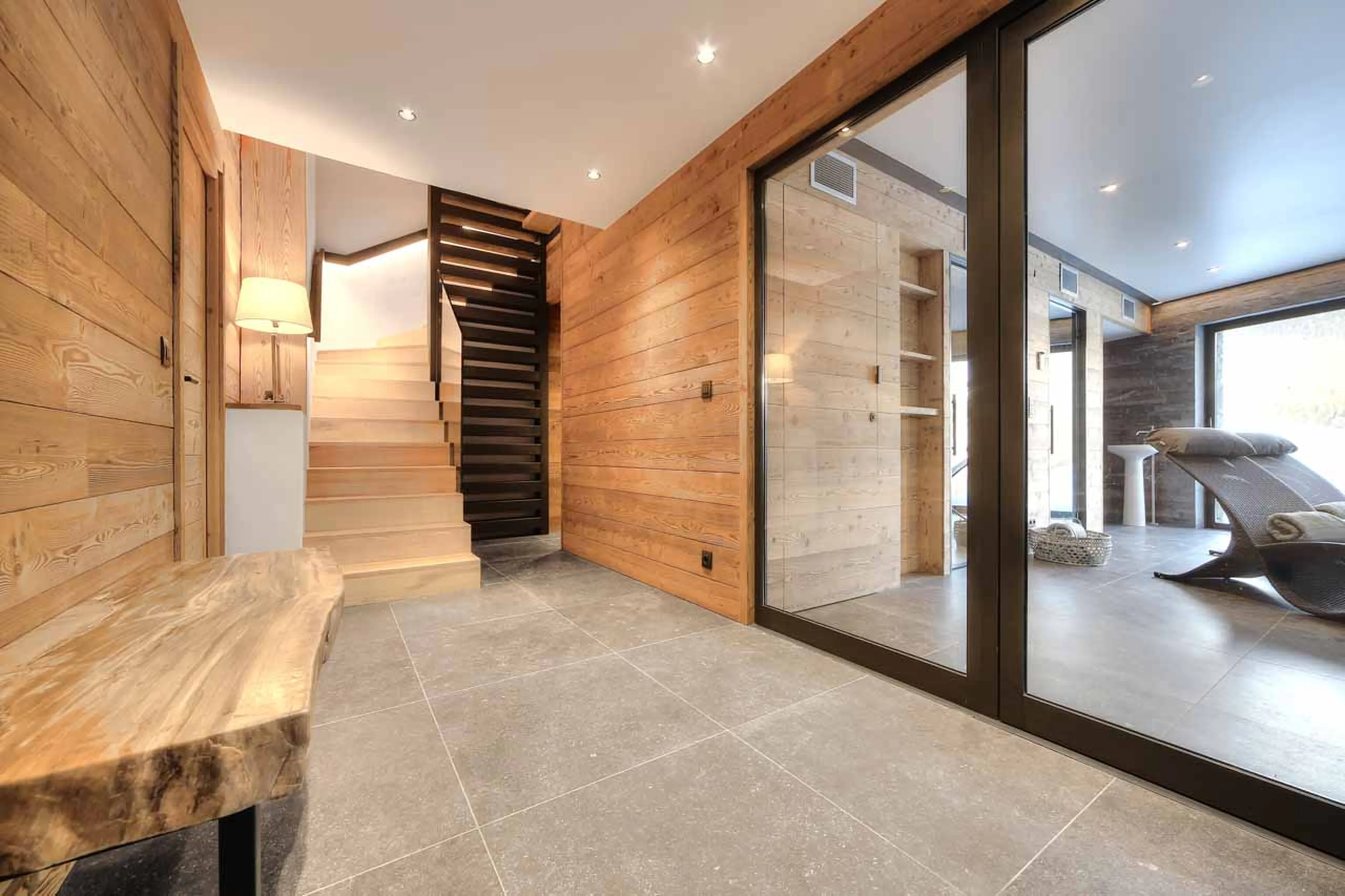 Spa area at Chalet Kuma in Chamonix