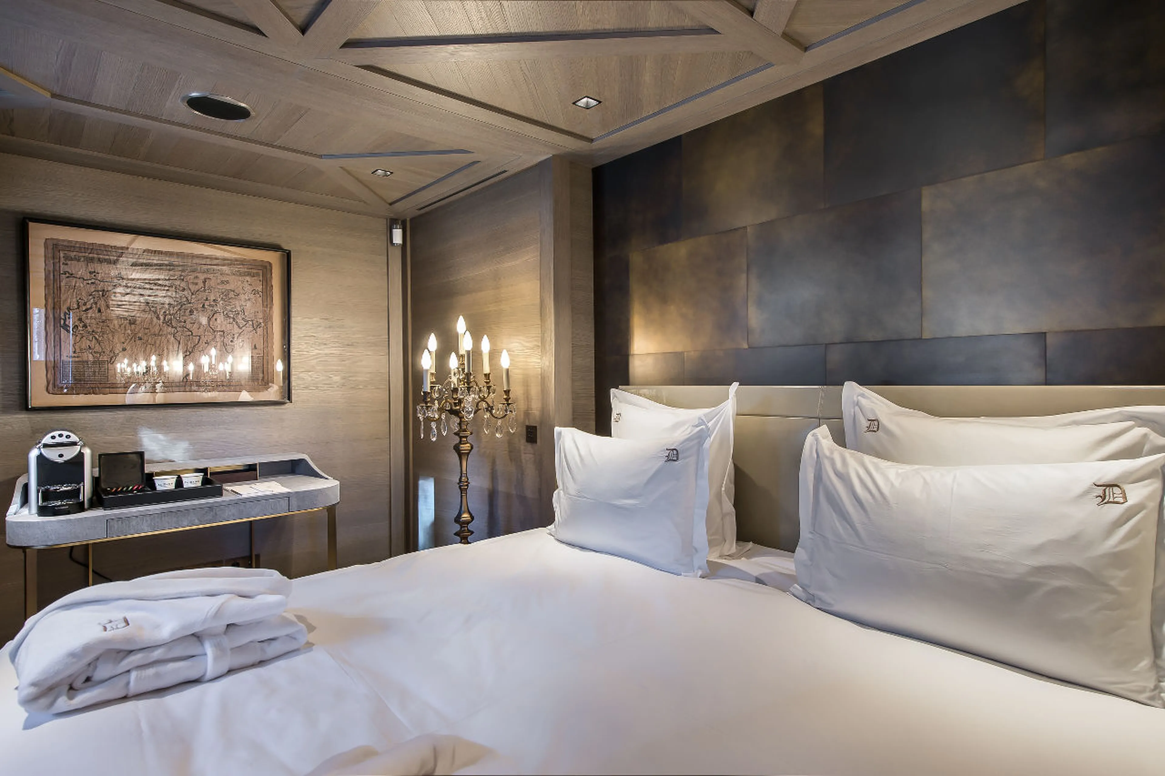Bedroom four at Chalet La Datcha in Courchevel 1850