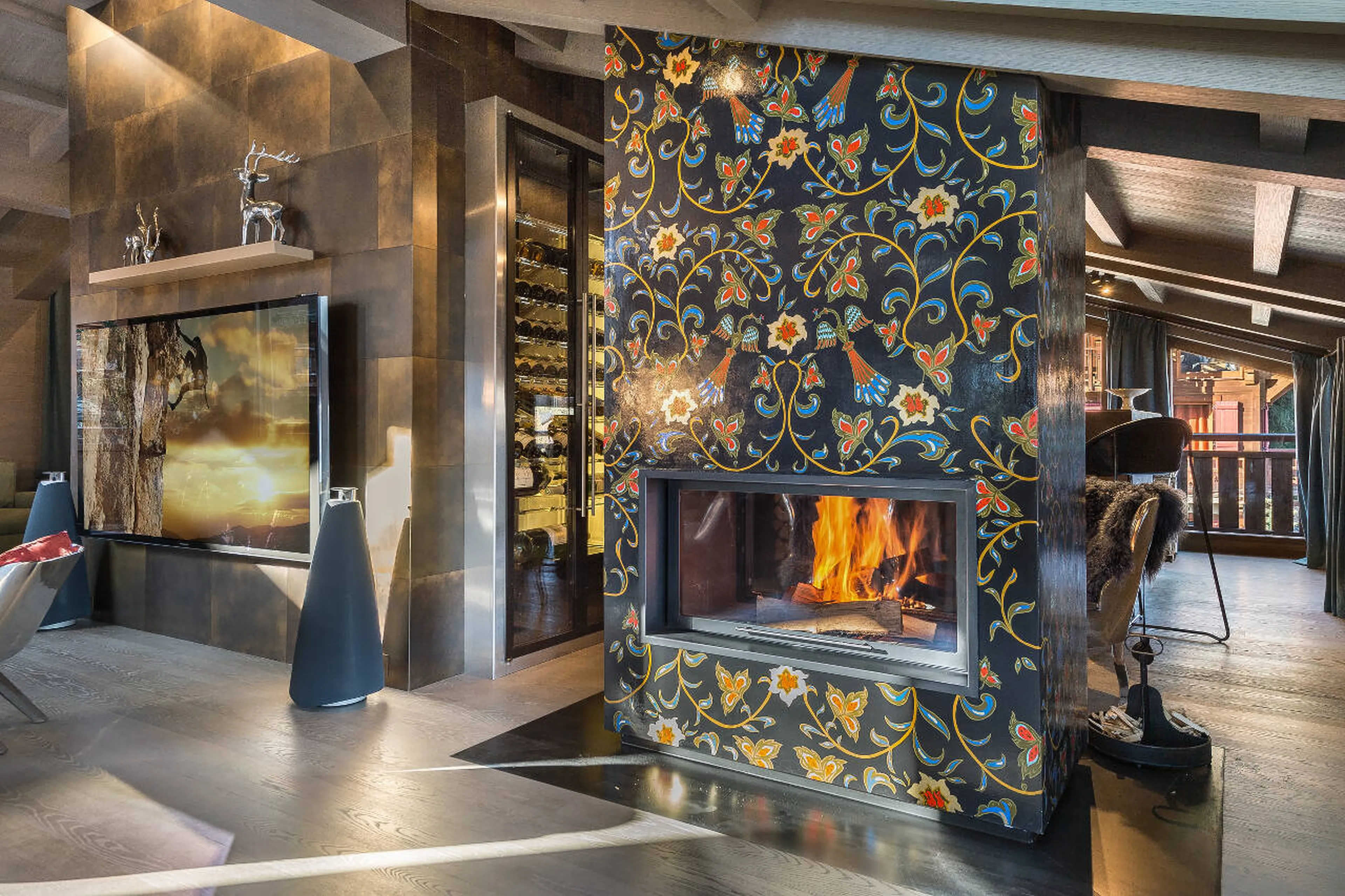 La Datcha in Courchevel 1850 has an extravagant Russian vibe