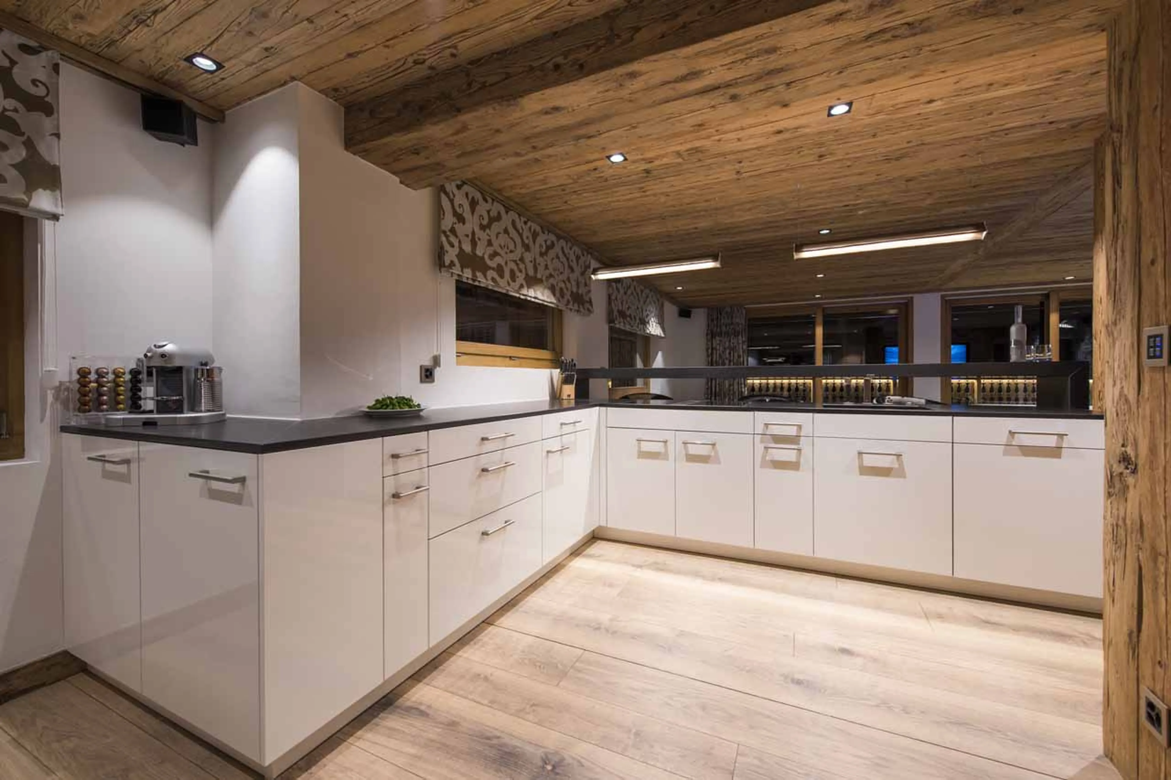 Kitchen at Chalet La Datcha in Verbier