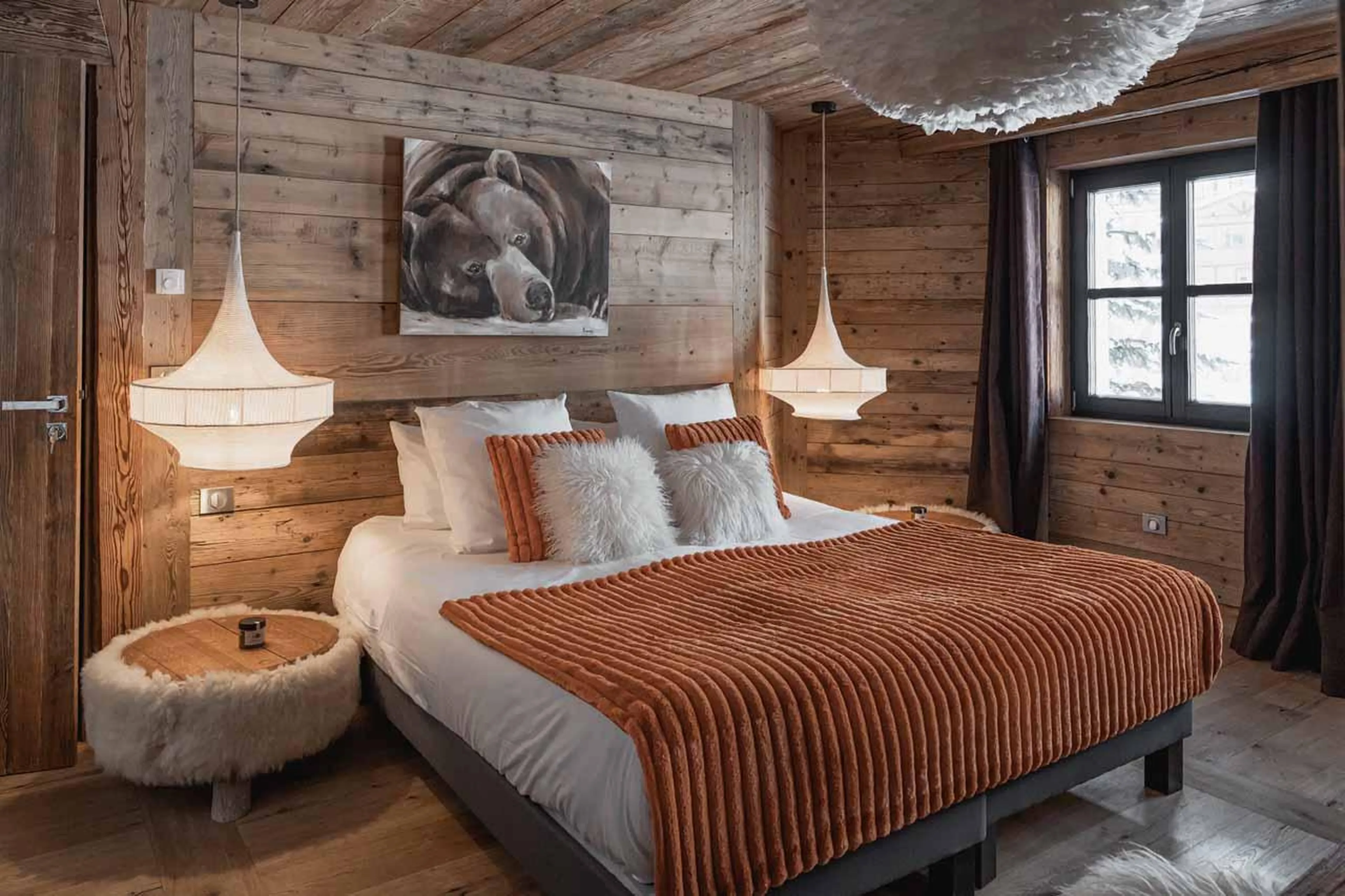 Bedroom four at Chalet La Face in Val d'Isere