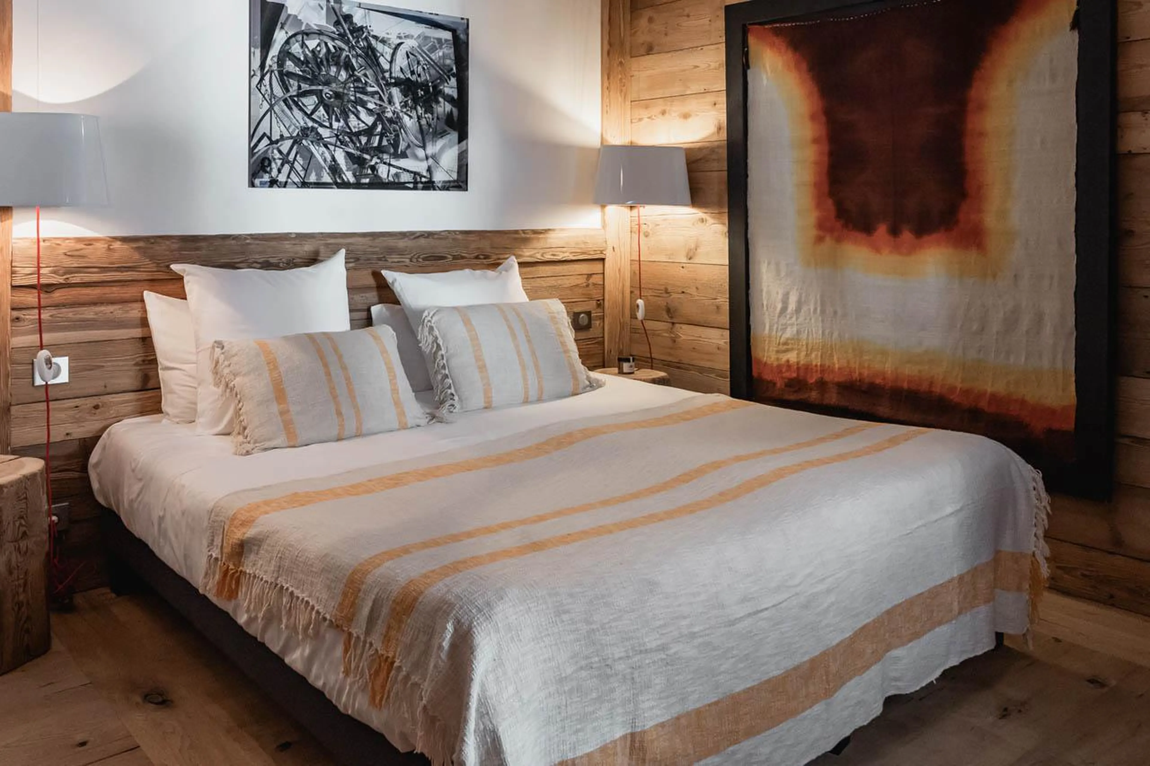 Bedroom five at Chalet La Face in Val d'Isere