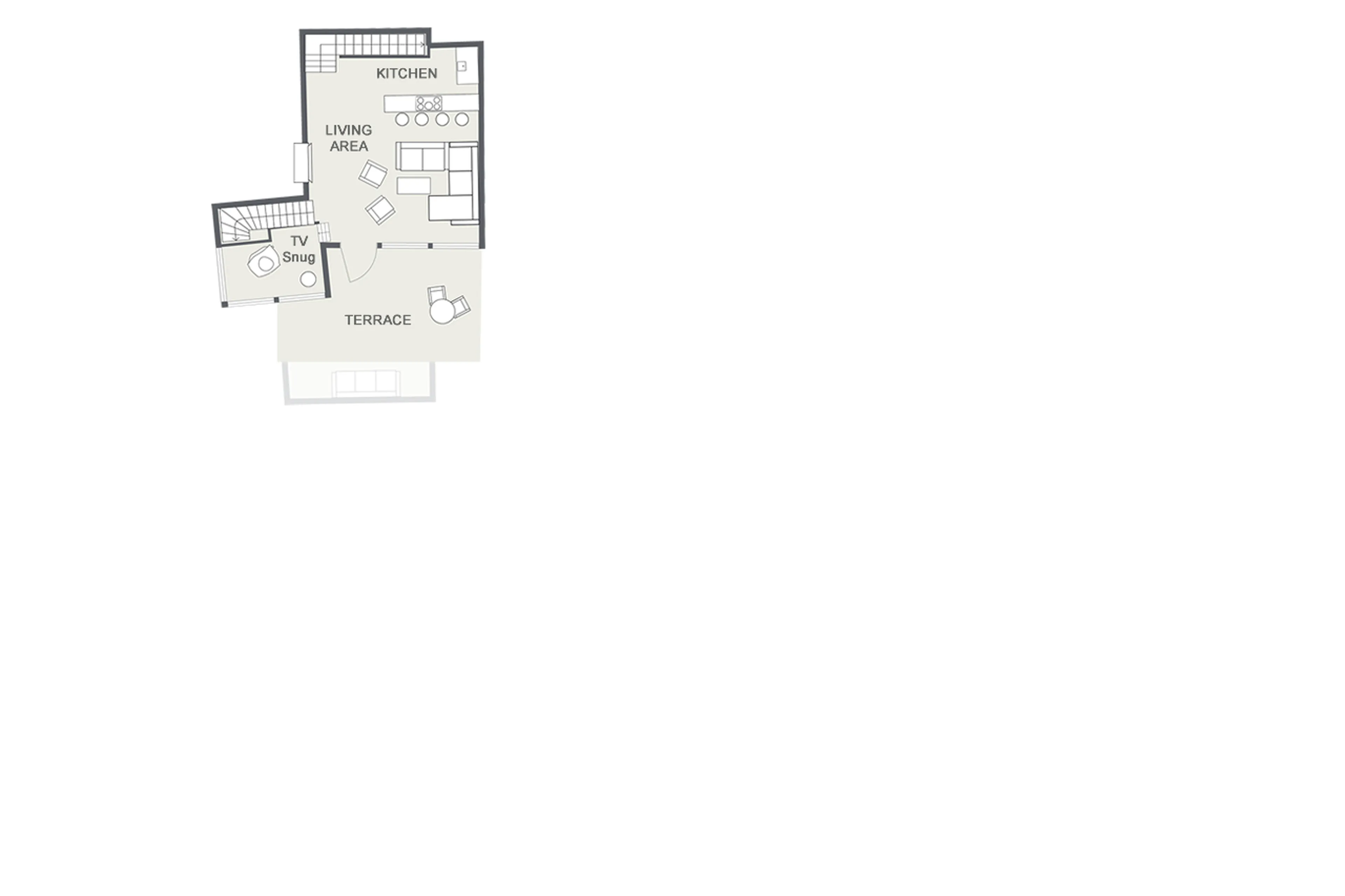 Level 1 floor plan of Owner's Lodge of La Grande Maison in Morzine