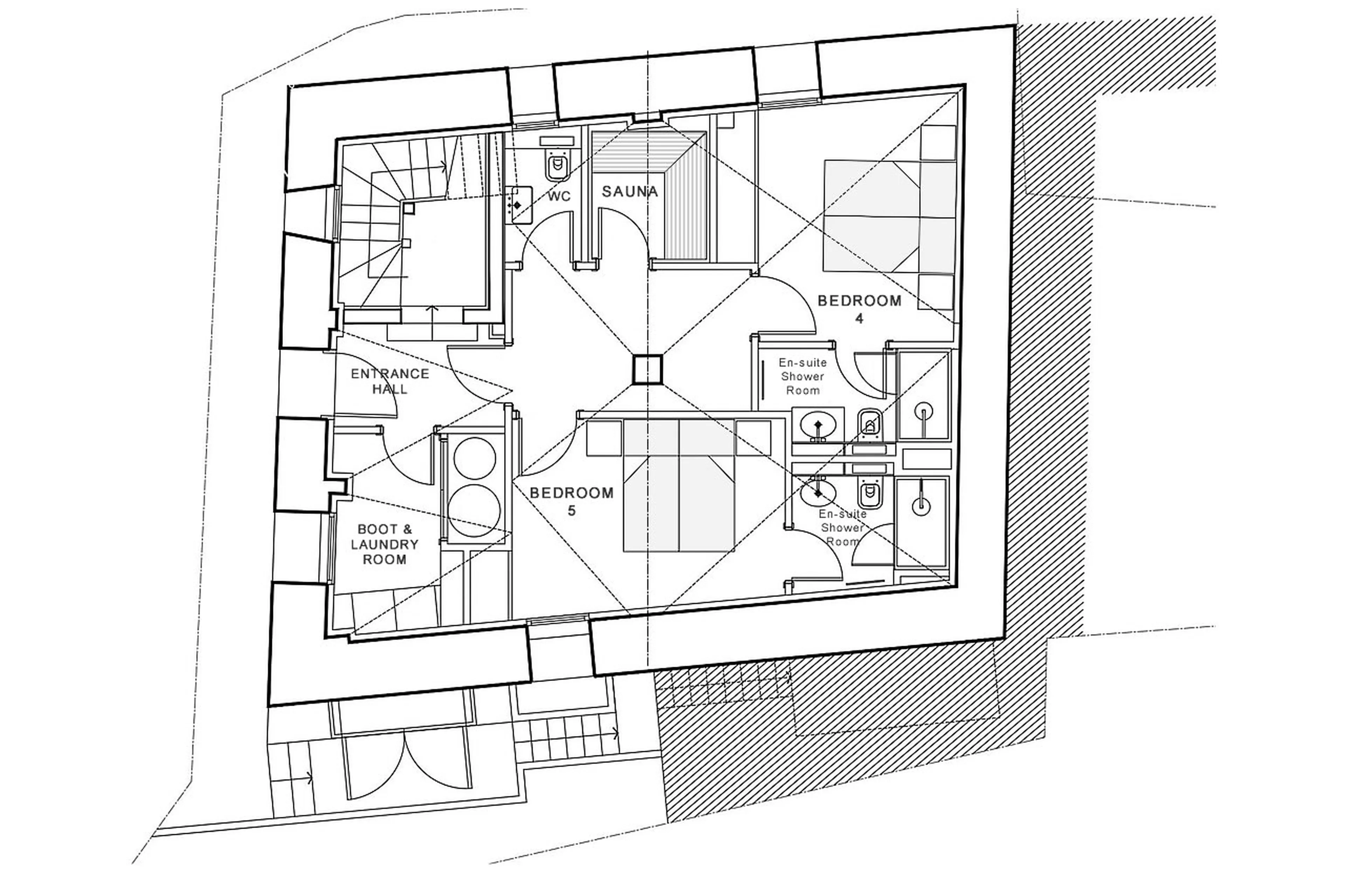 Ground floor at Chalet La Grange 1855