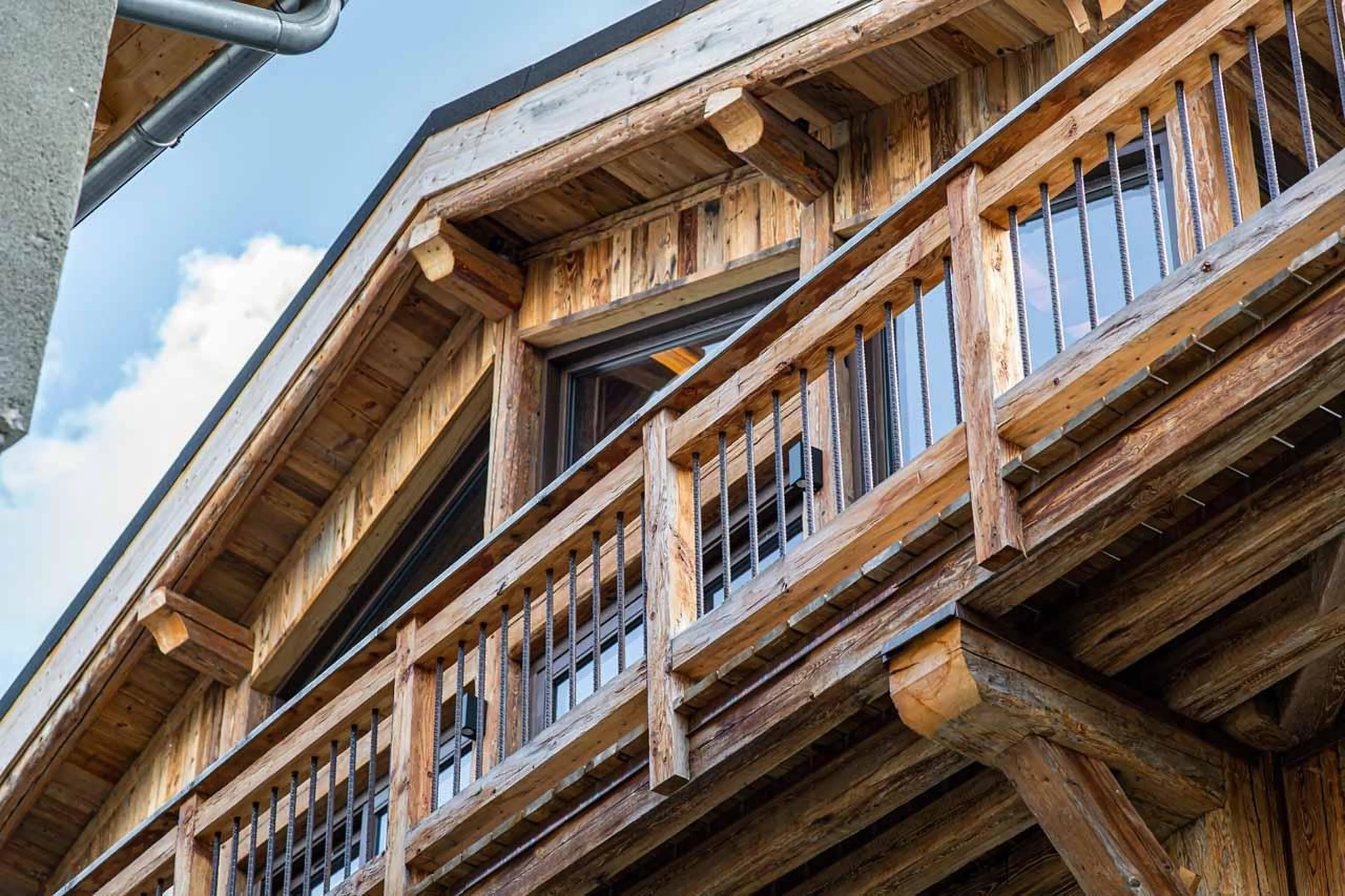 Balconies of Chalet La Grange in St Martin de Belleville