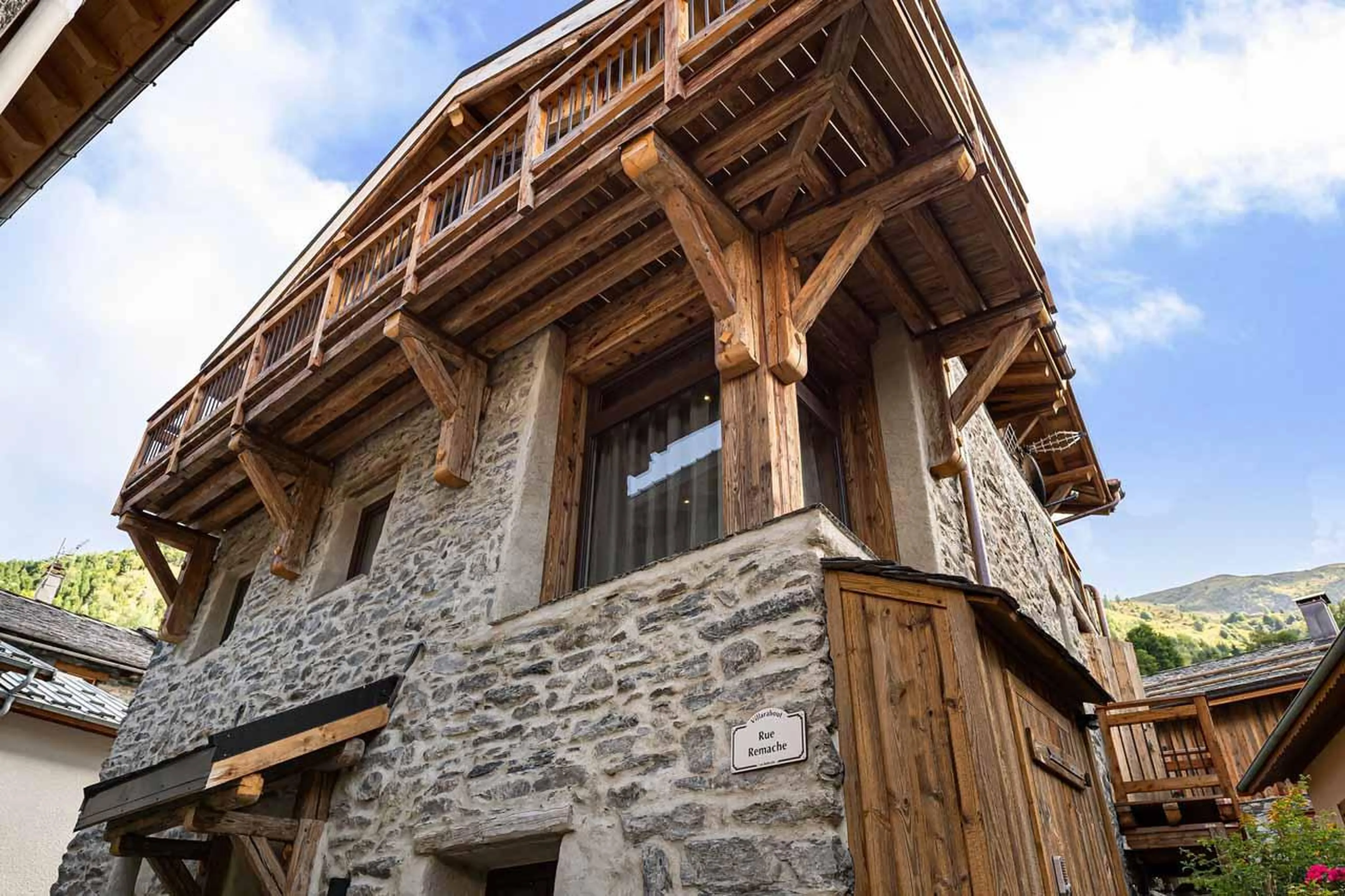 Exterior of Chalet La Grange in St Martin de Belleville