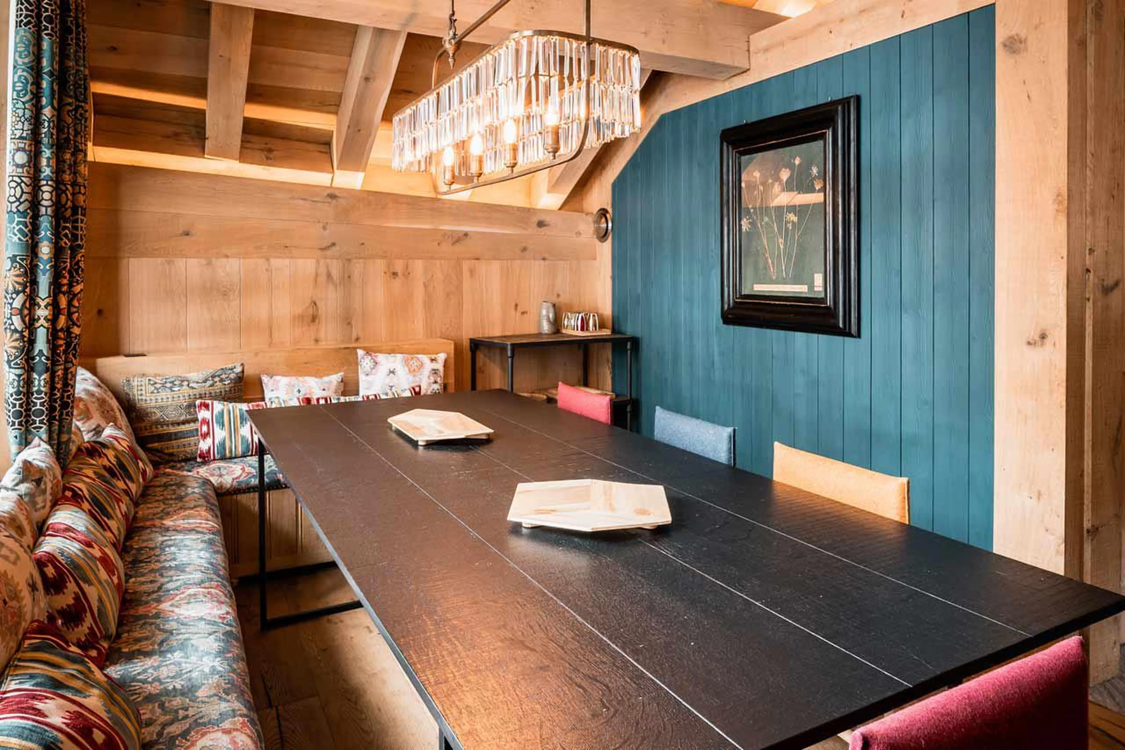 Dining table of Chalet La Grange in Val d'Isere