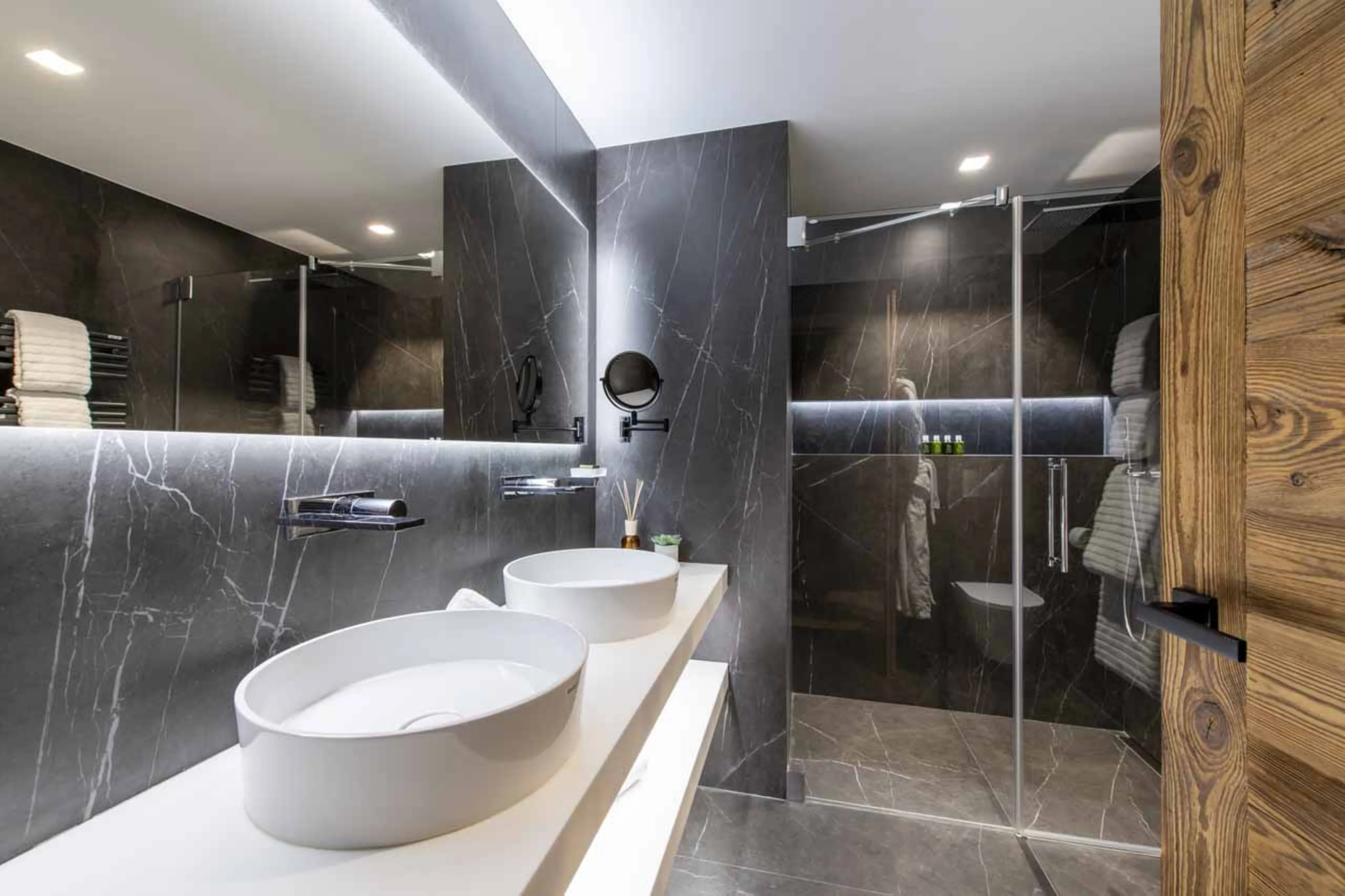 Shower room three at Chalet La Maison in Morzine