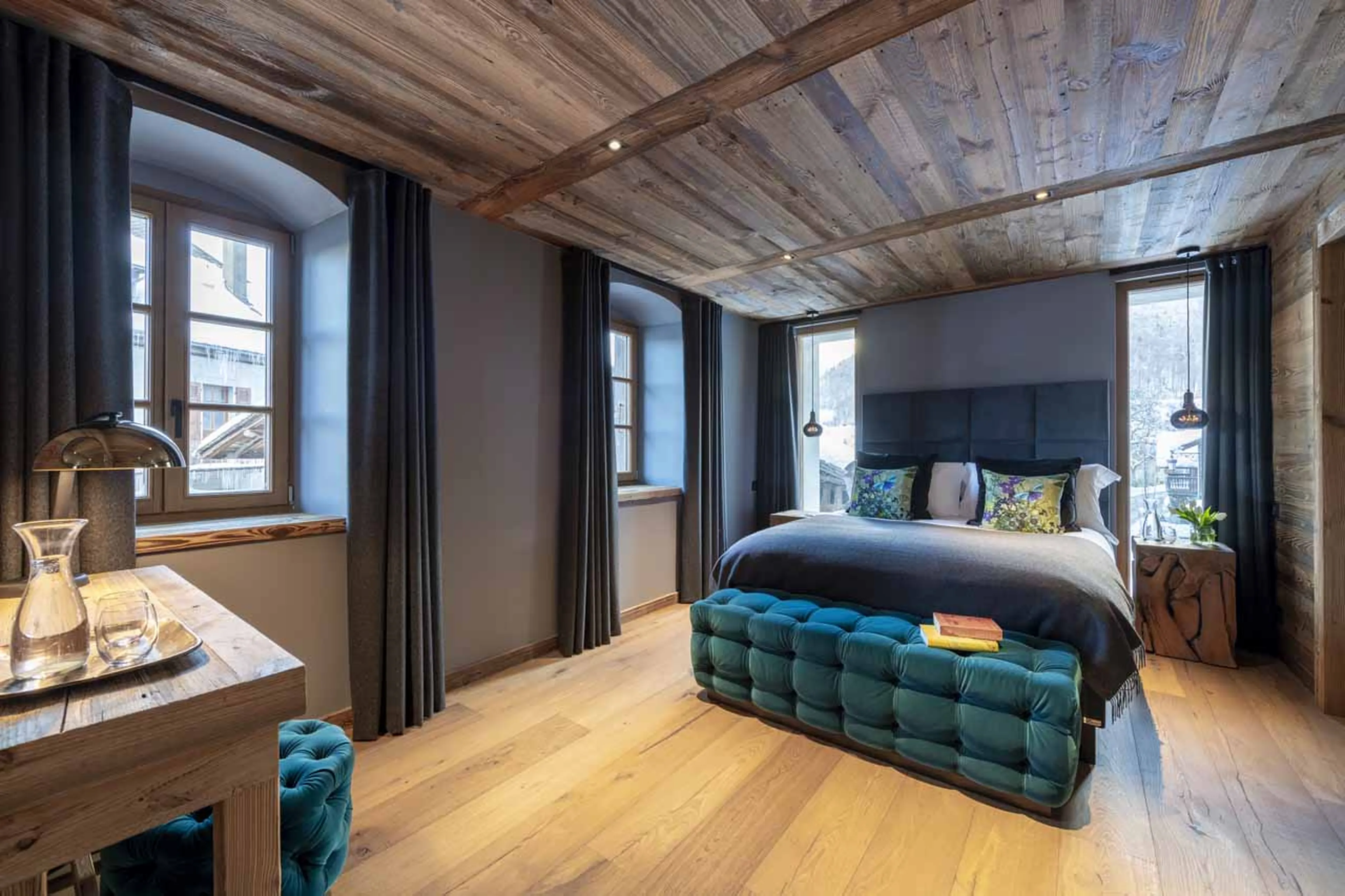 Bedroom three at Chalet La Maison in Morzine