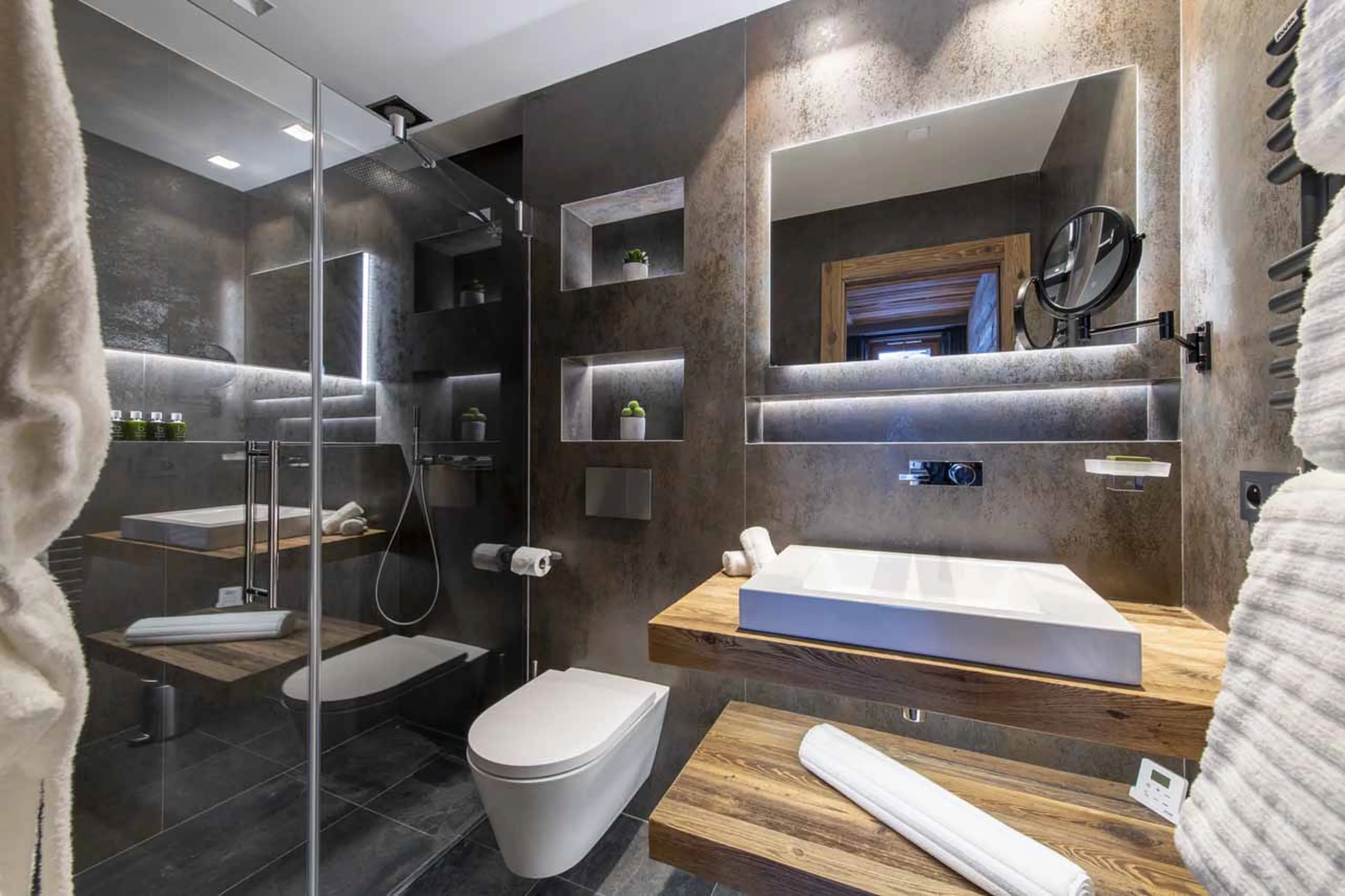 Shower room five at Chalet La Maison in Morzine