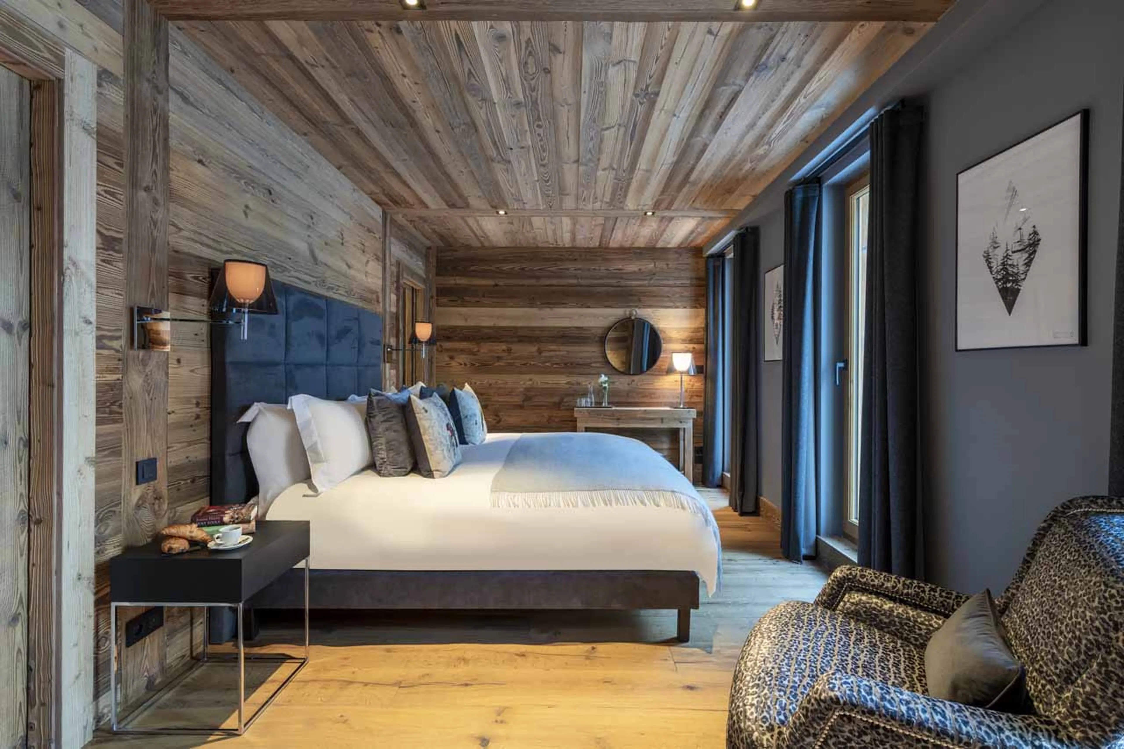Bedroom five at Chalet La Maison in Morzine