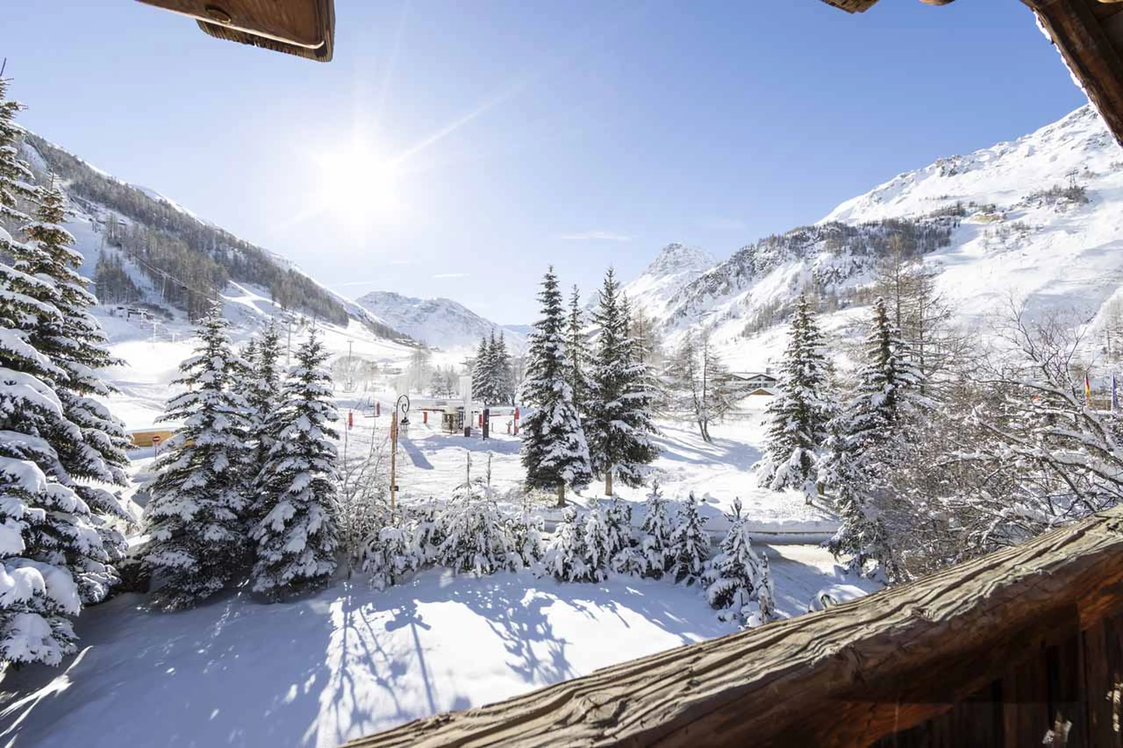 View at Chalet La Reserve in Val d'Isere