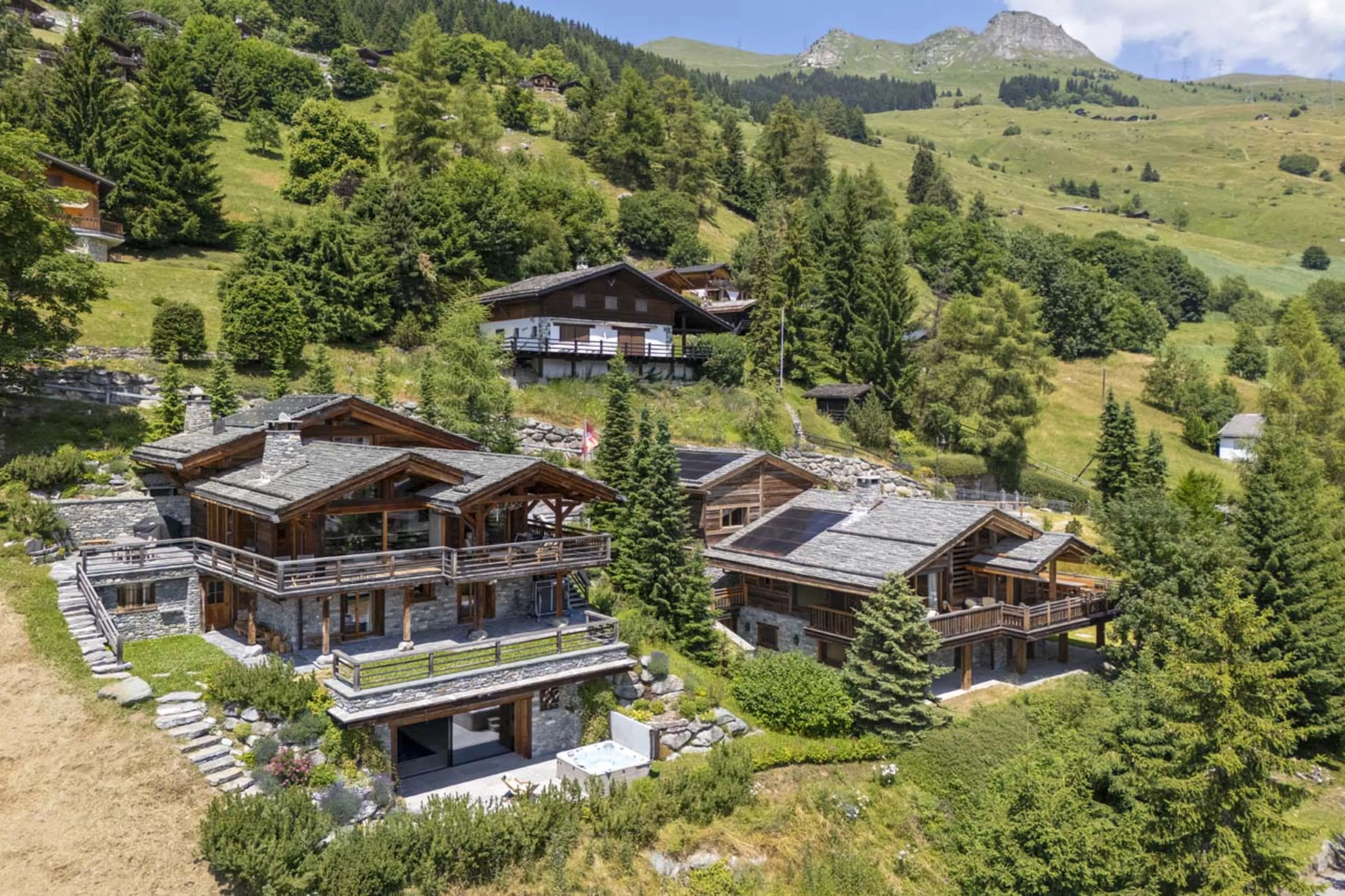 Exterior of Chalet La Vigne in Verbier