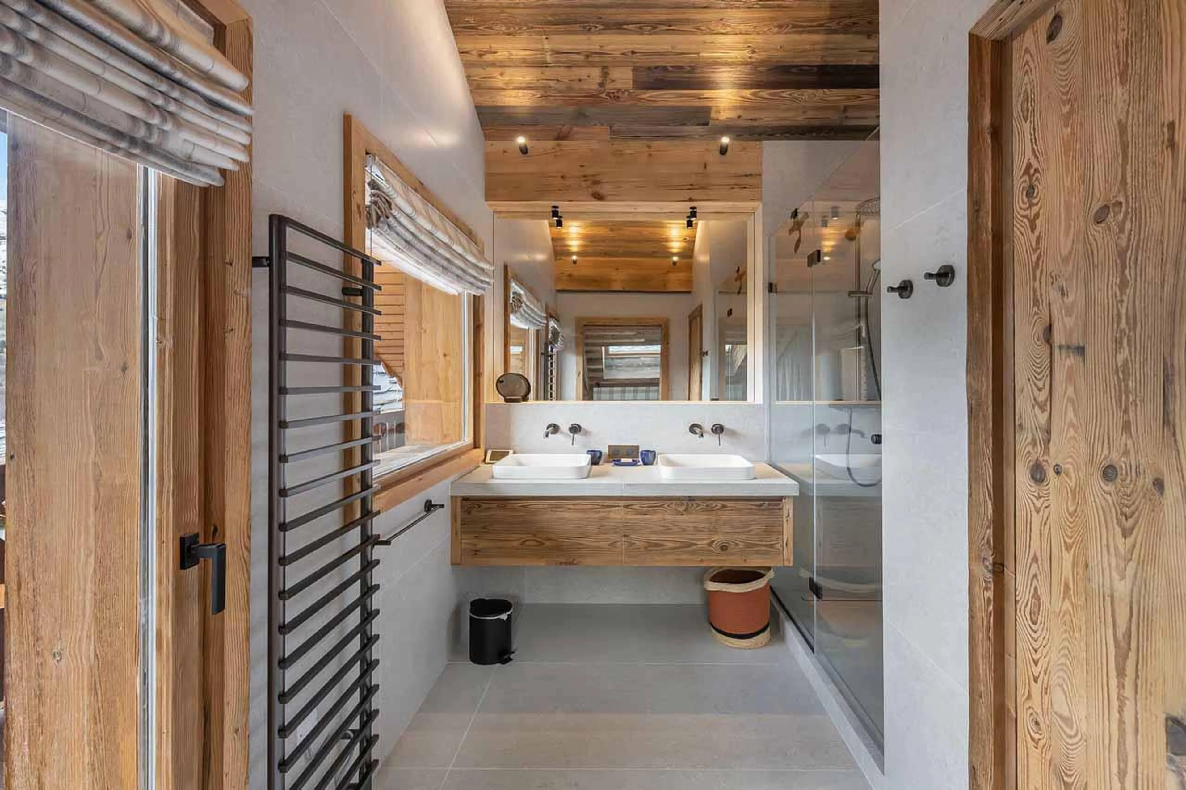 Shower room at Chalet Lady Mijane in Meribel