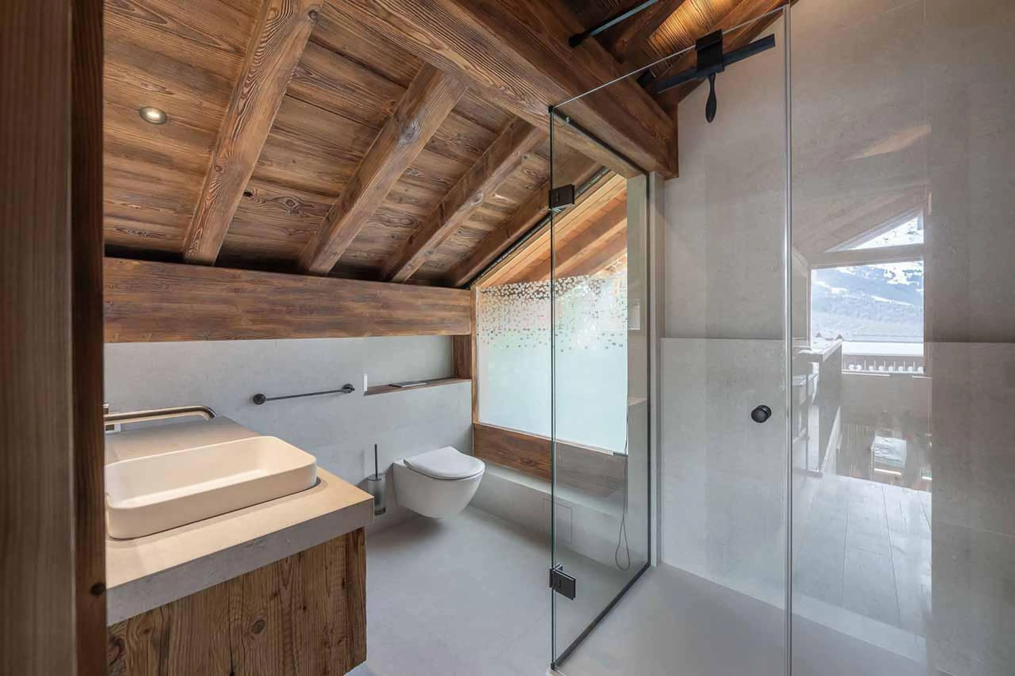 Shower room five at Chalet Lady Mijane in Meribel