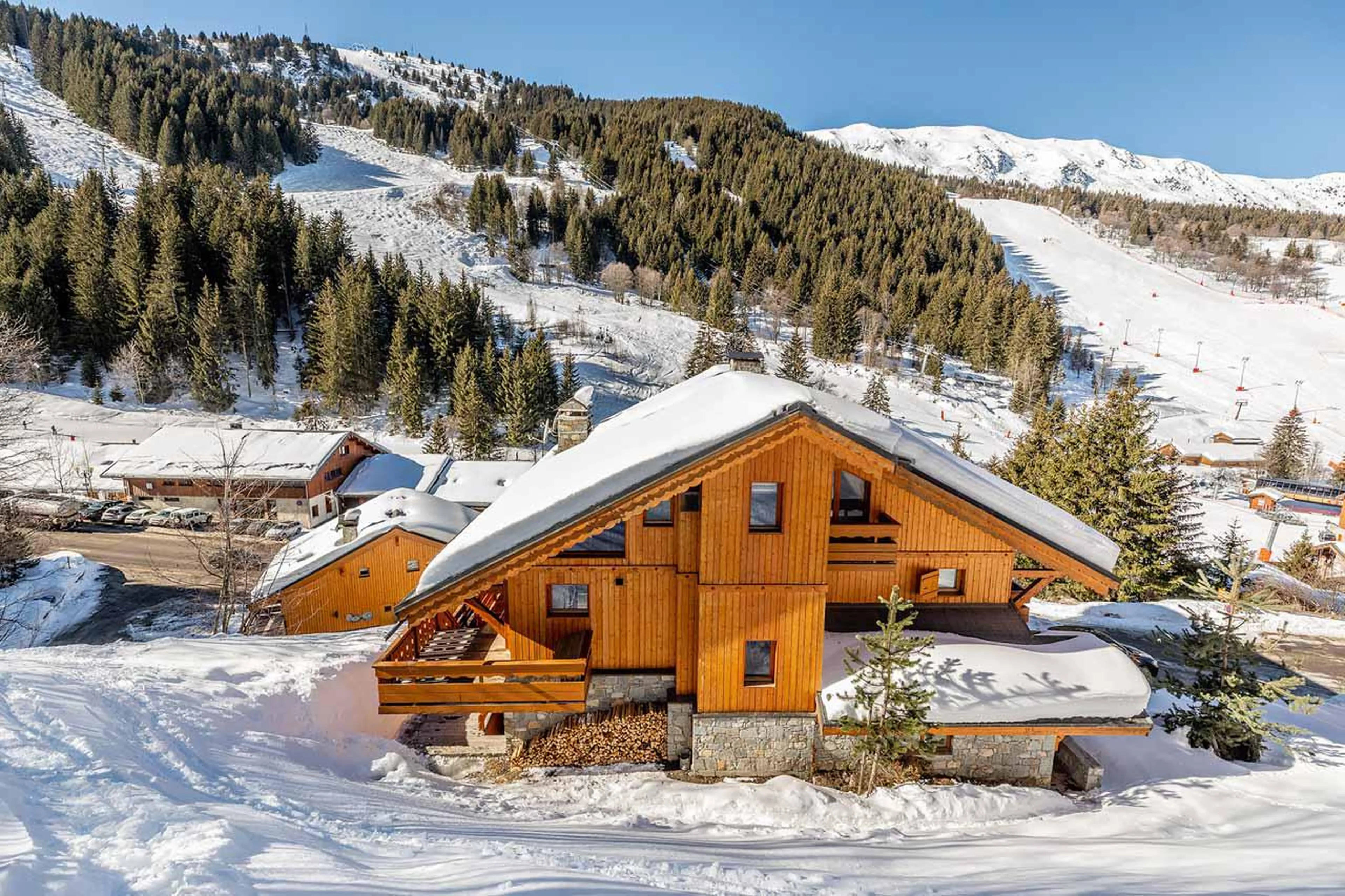 Exterior view of Chalet Lapin Blanc in Meribel