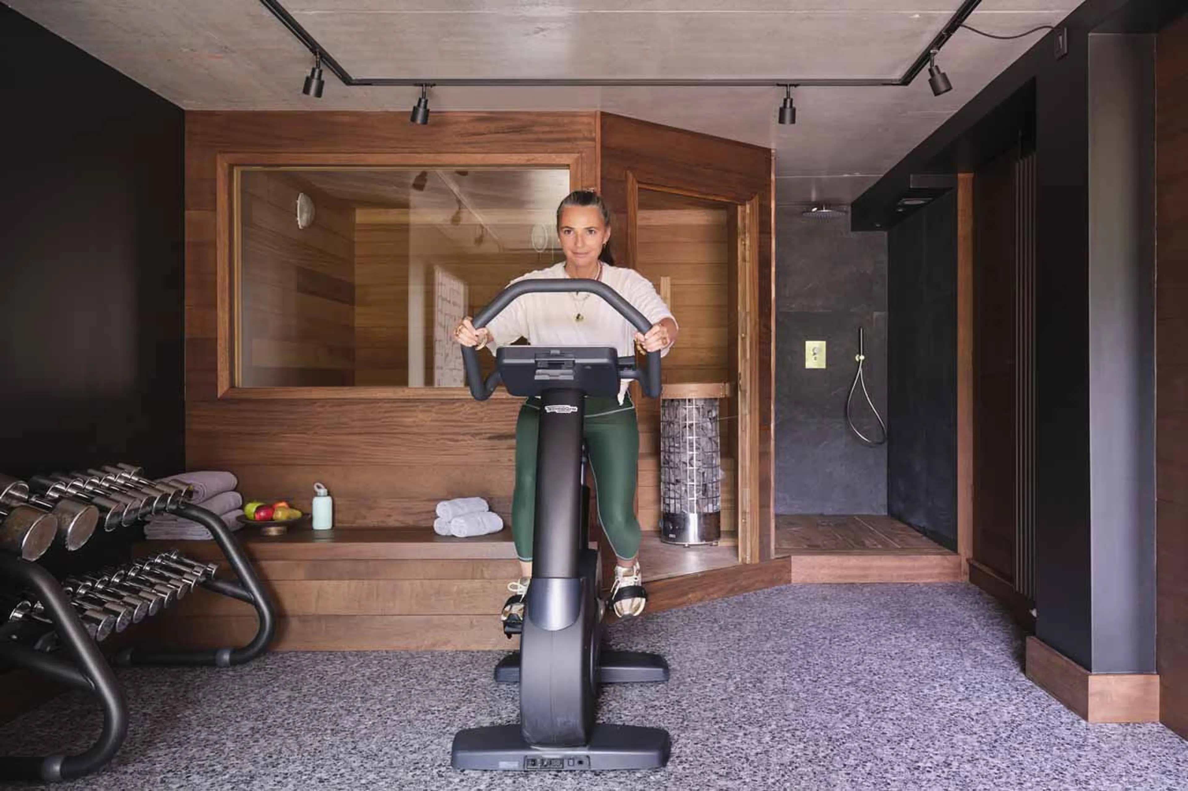 Gym at Chalet Le Molitor in Megeve