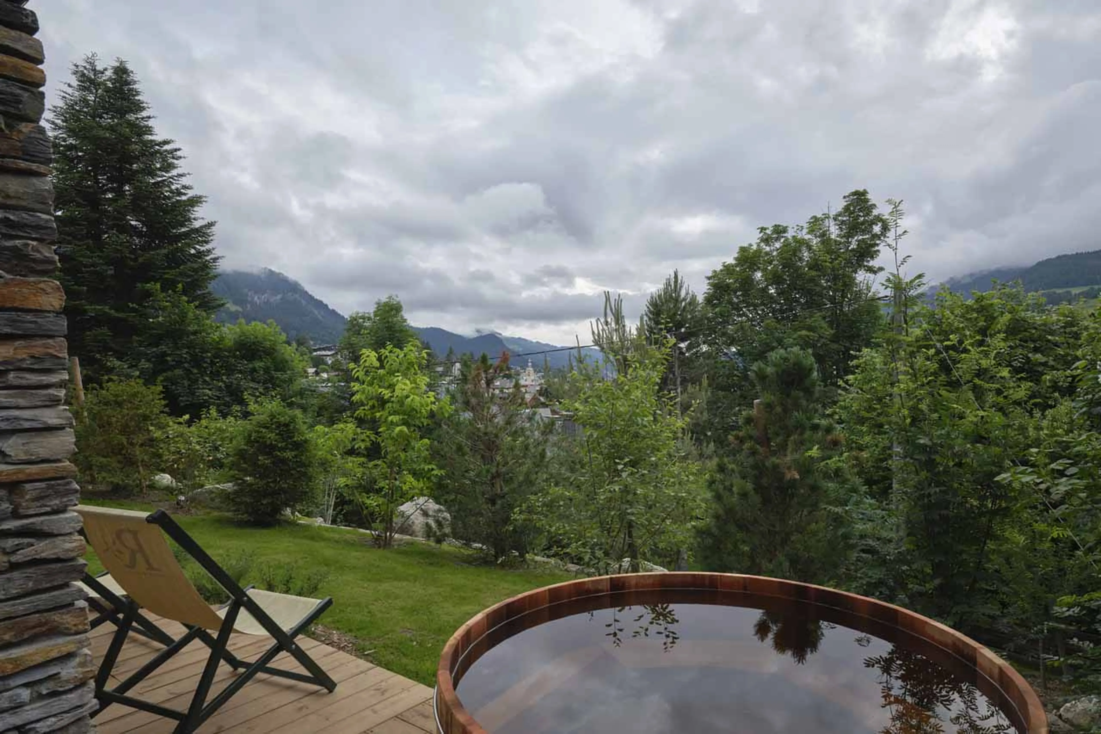 Nordic bath at Chalet Le Molitor in Megeve