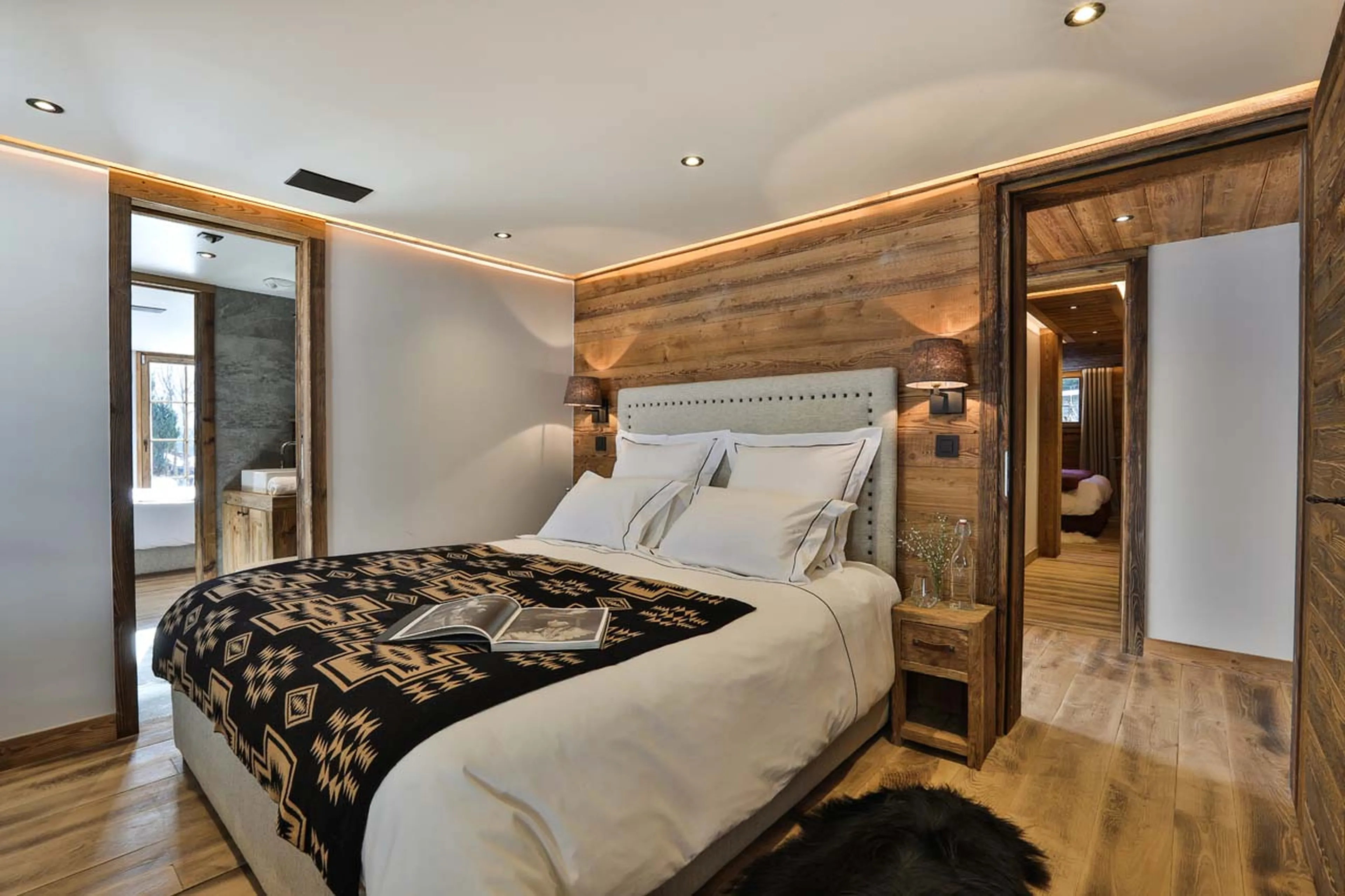 Bedroom two at Chalet Le Moulin on Chamonix
