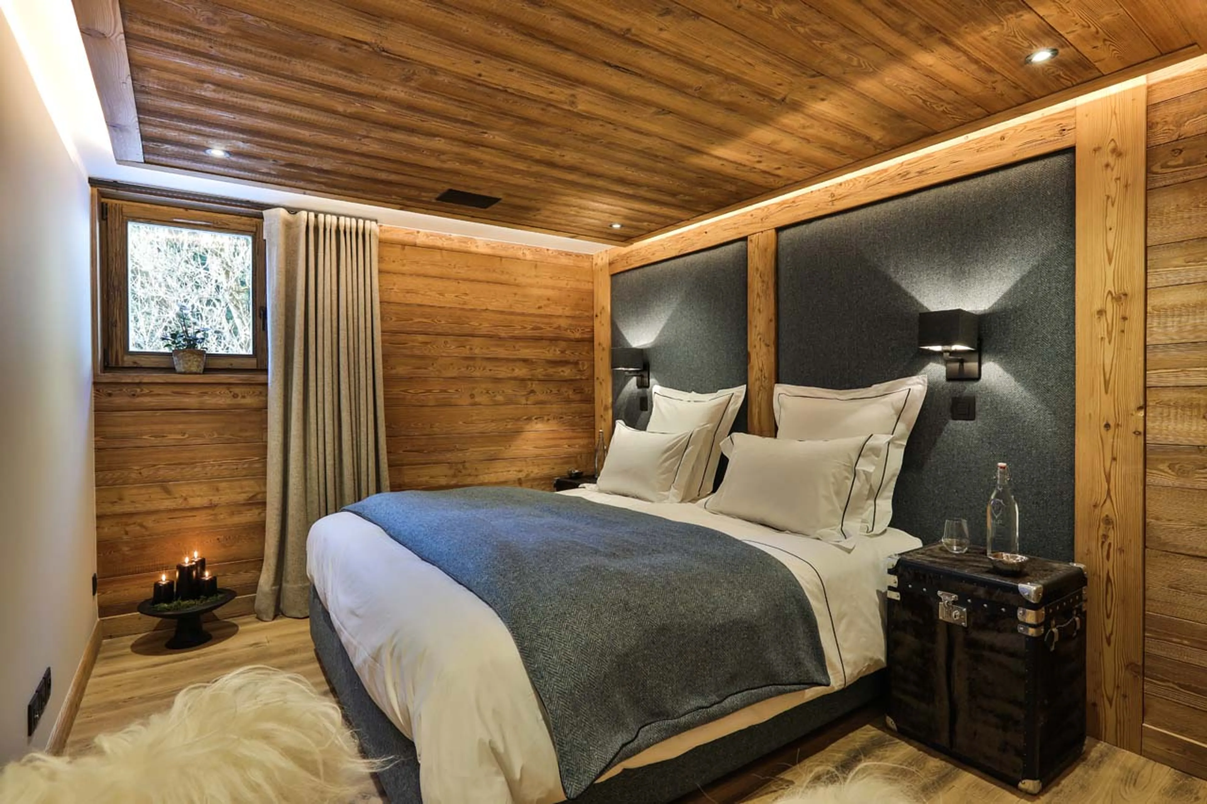 Bedroom five at Chalet Le Moulin on Chamonix