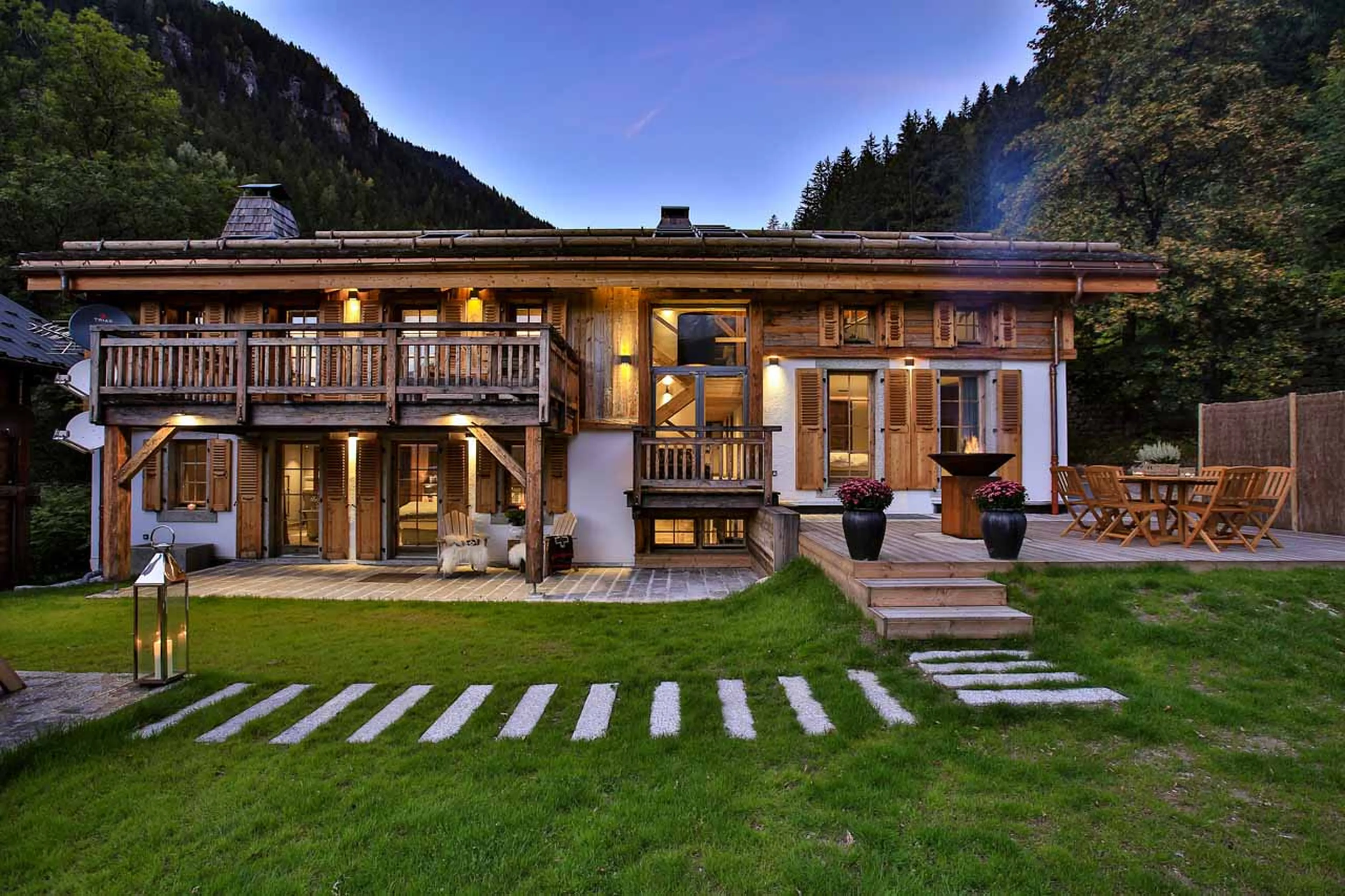 Exterior of Chalet Le Moulin in Chamonix