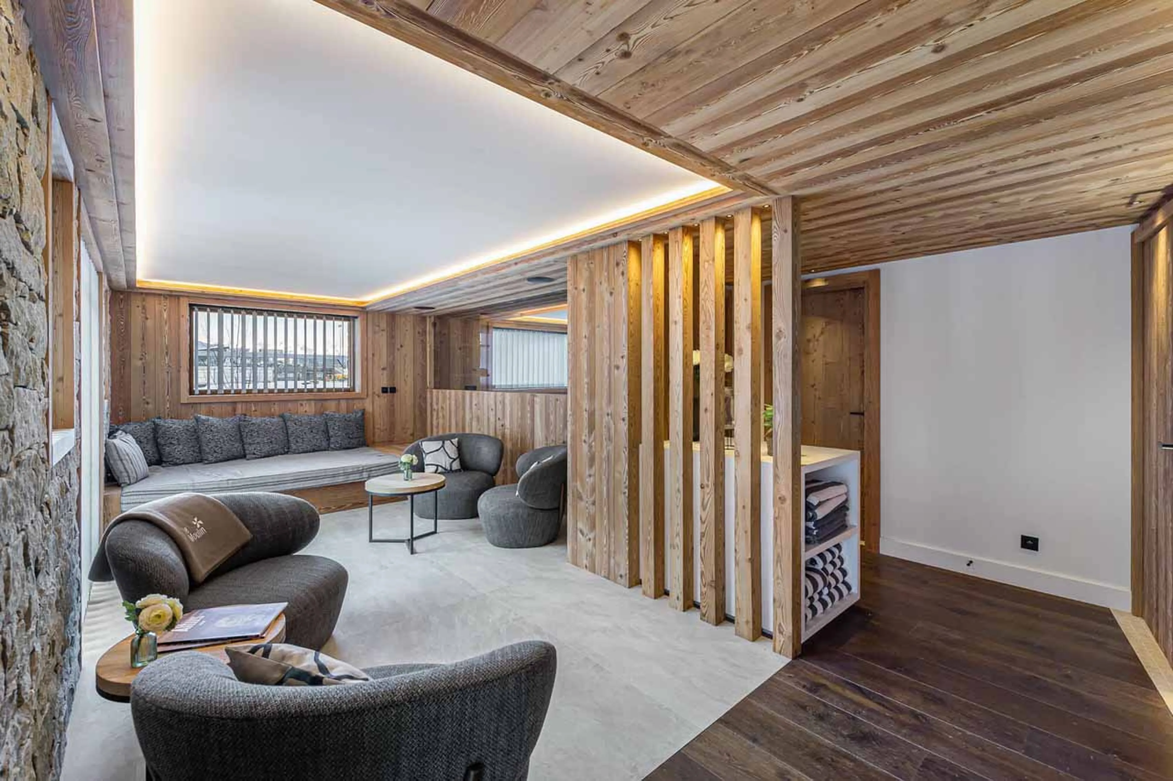 Wellness area at Chalet Le Moulin in Courchevel Le Praz