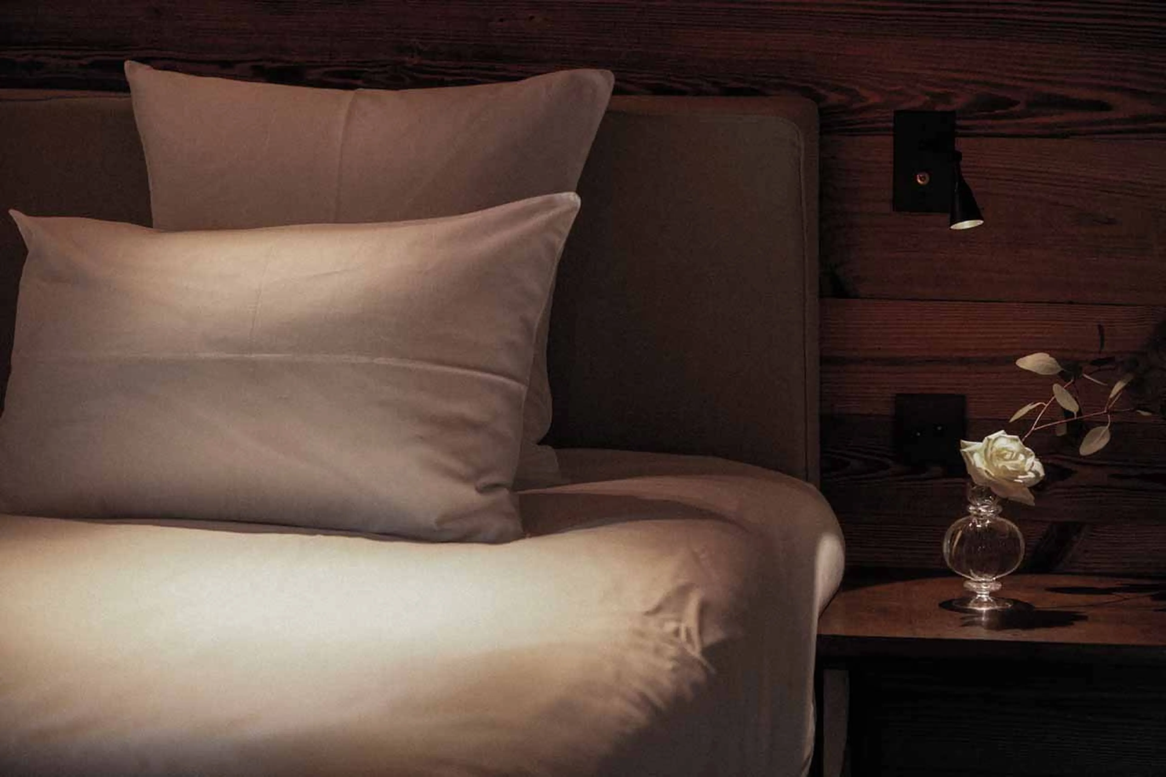 Bedroom one at Le Chalet Zannier in Megeve