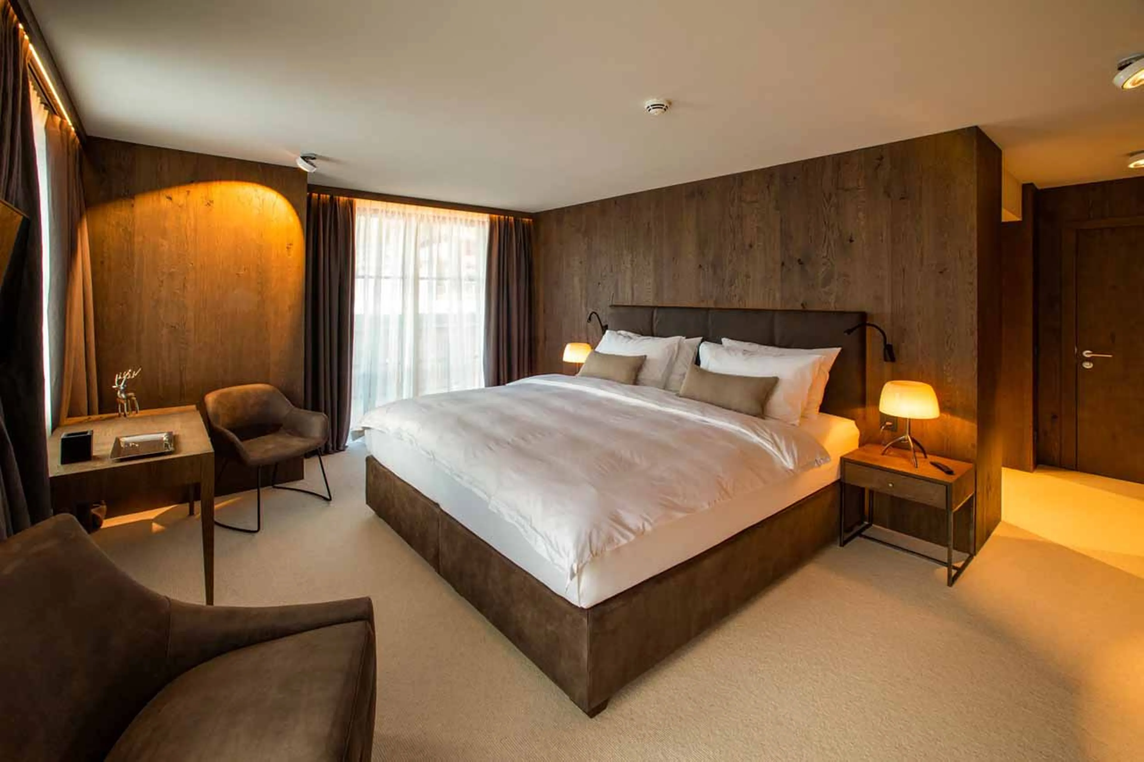 Bedroom five at Chalet Lena in St Anton