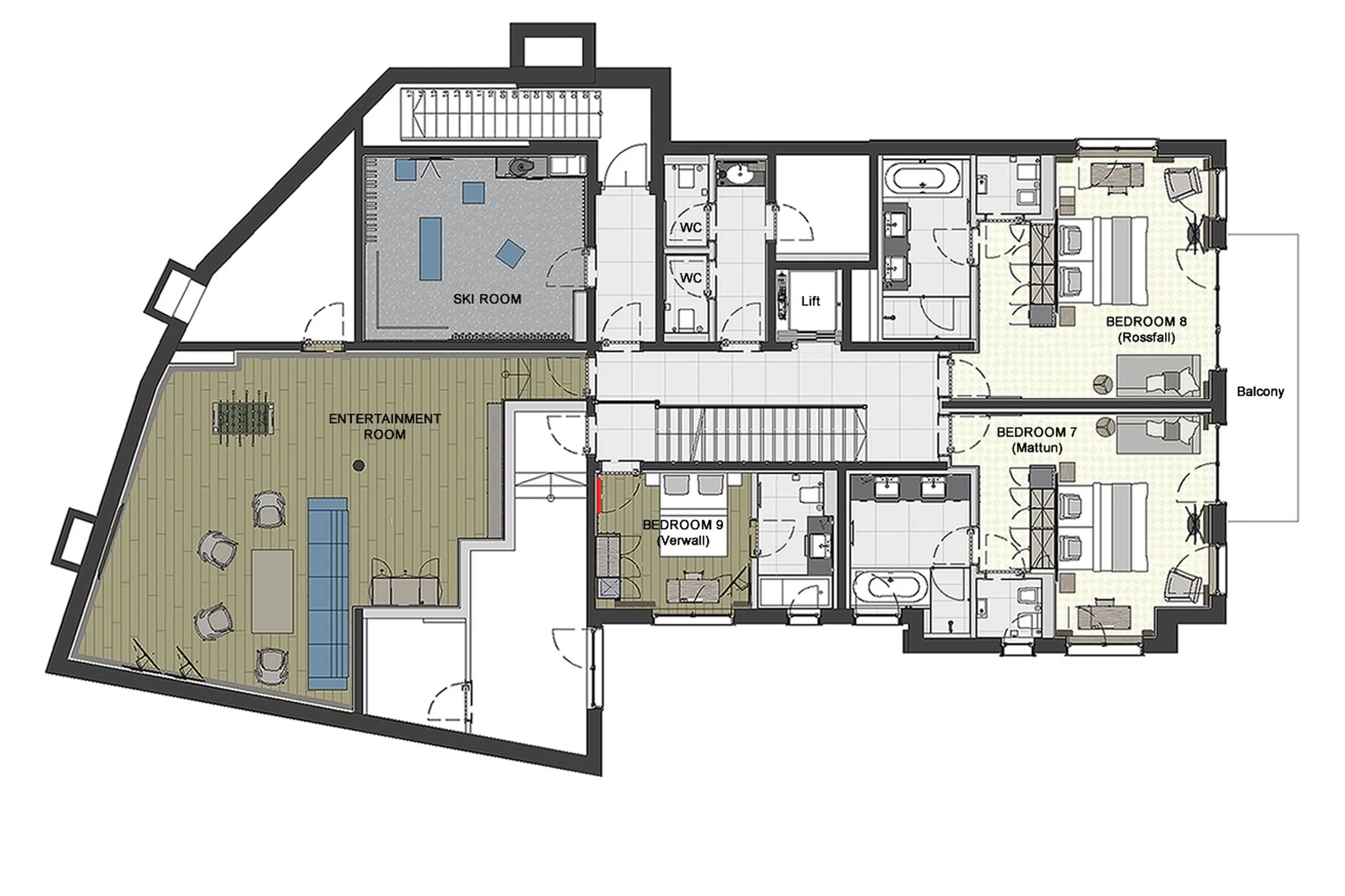 Level -1 at Chalet Lena in St Anton
