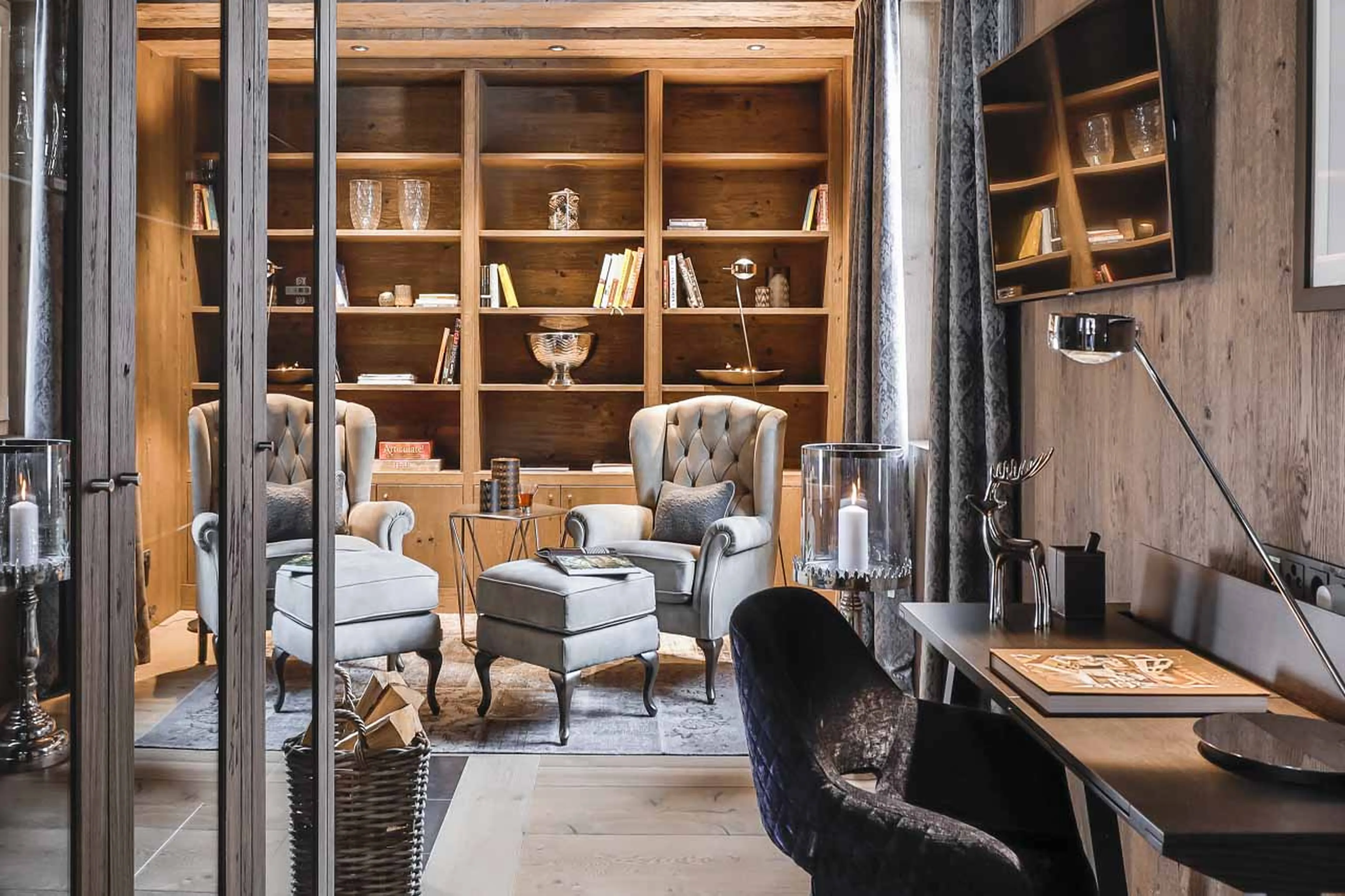 Library at Chalet Lena in St Anton