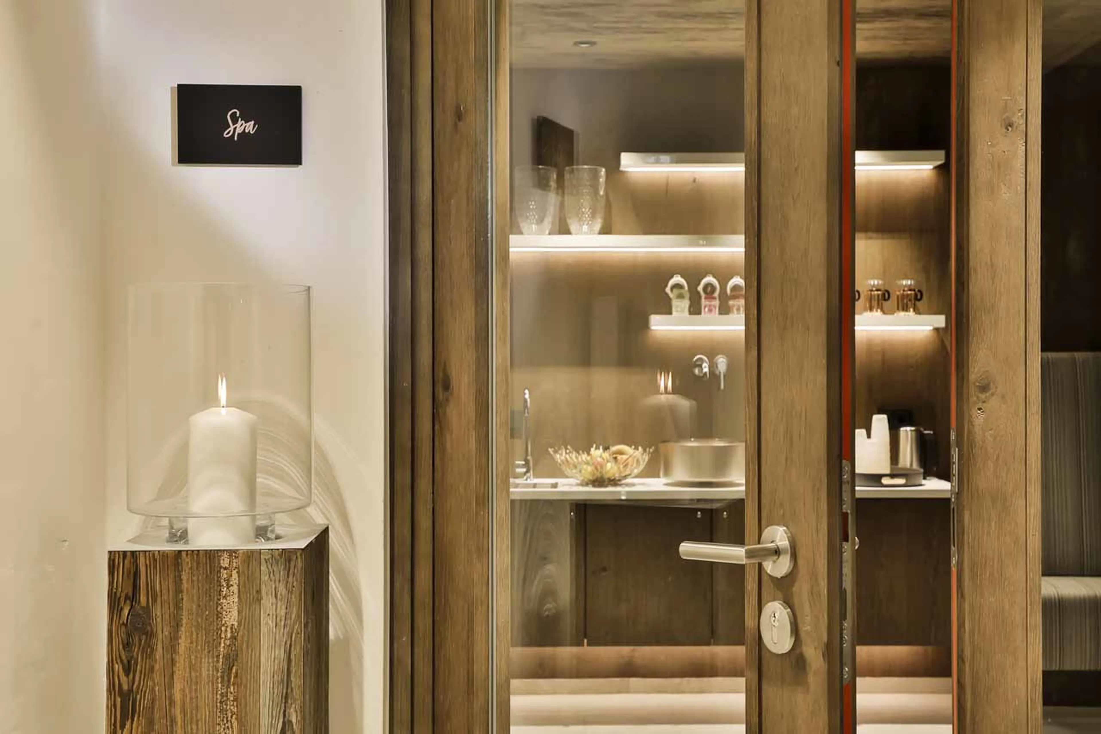 Snack area at Chalet Lena in St Anton